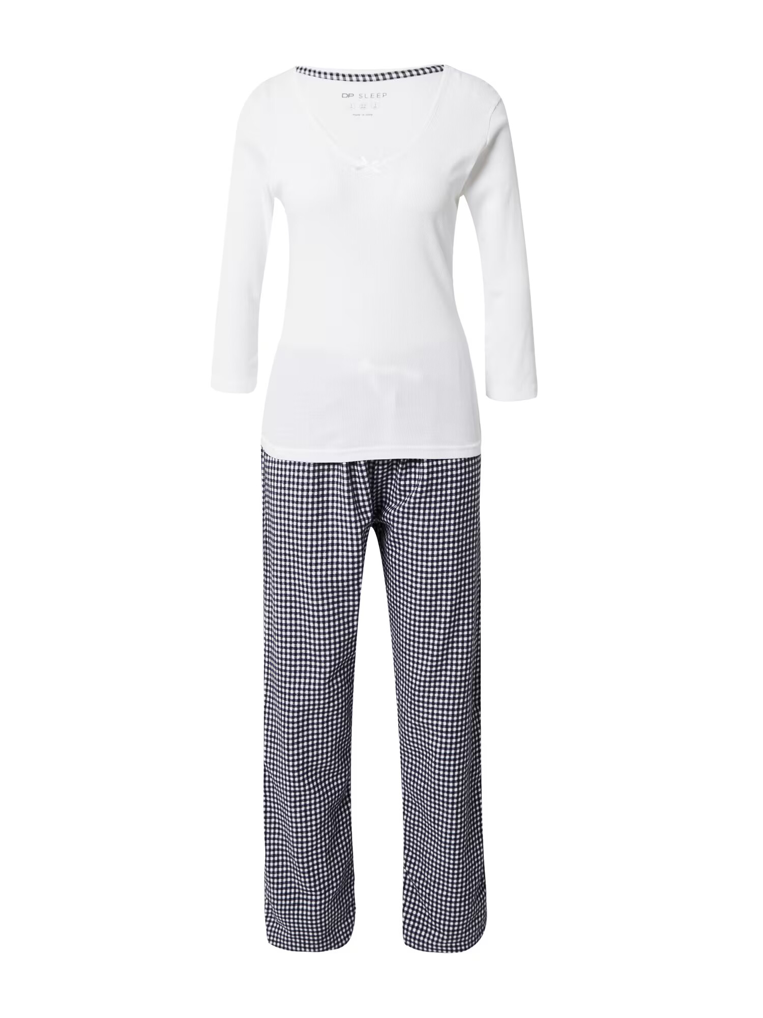 Dorothy Perkins Pijama bleumarin / alb - Pled.ro