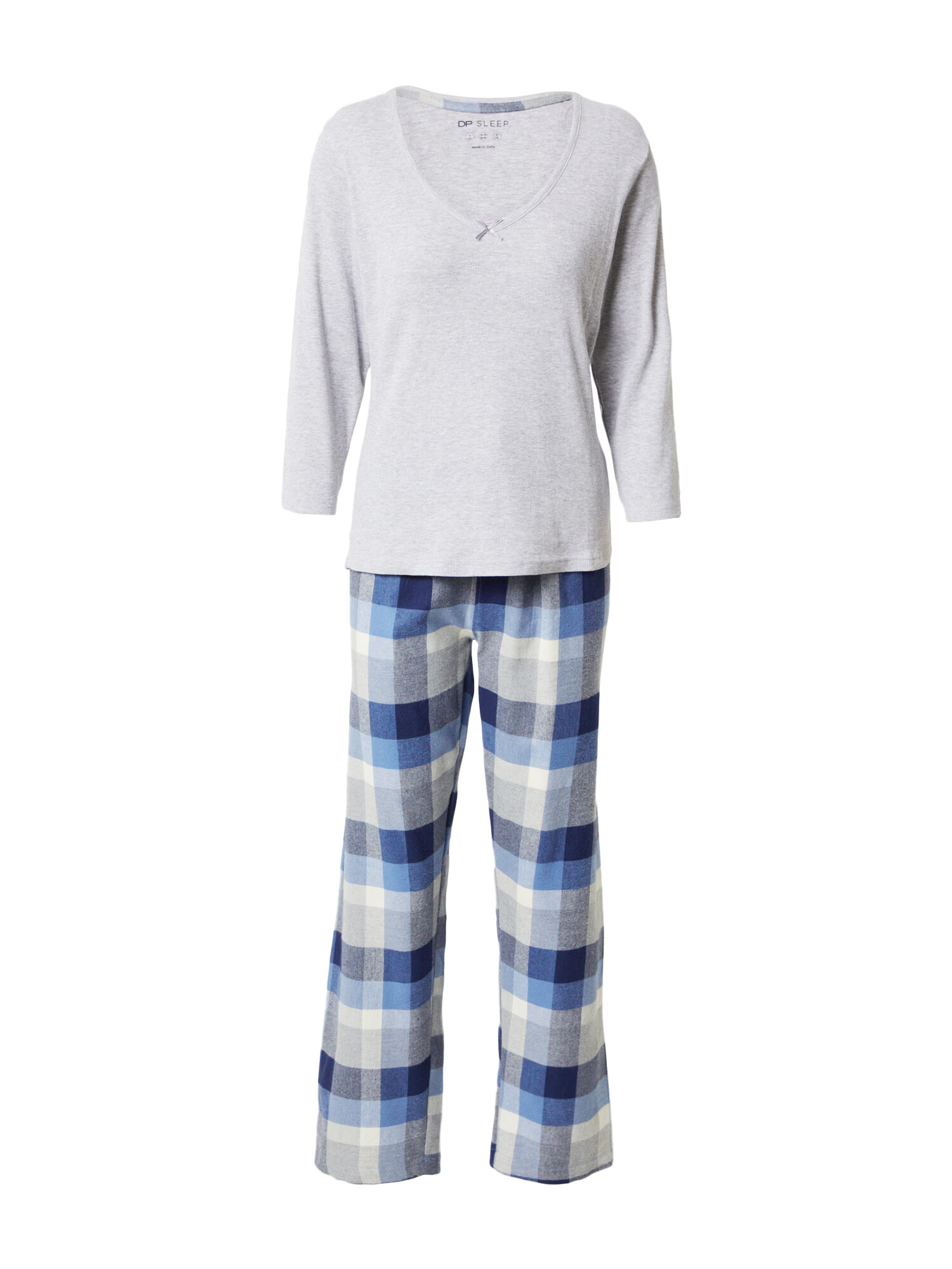 Dorothy Perkins Pijama bleumarin / albastru deschis / gri / alb - Pled.ro