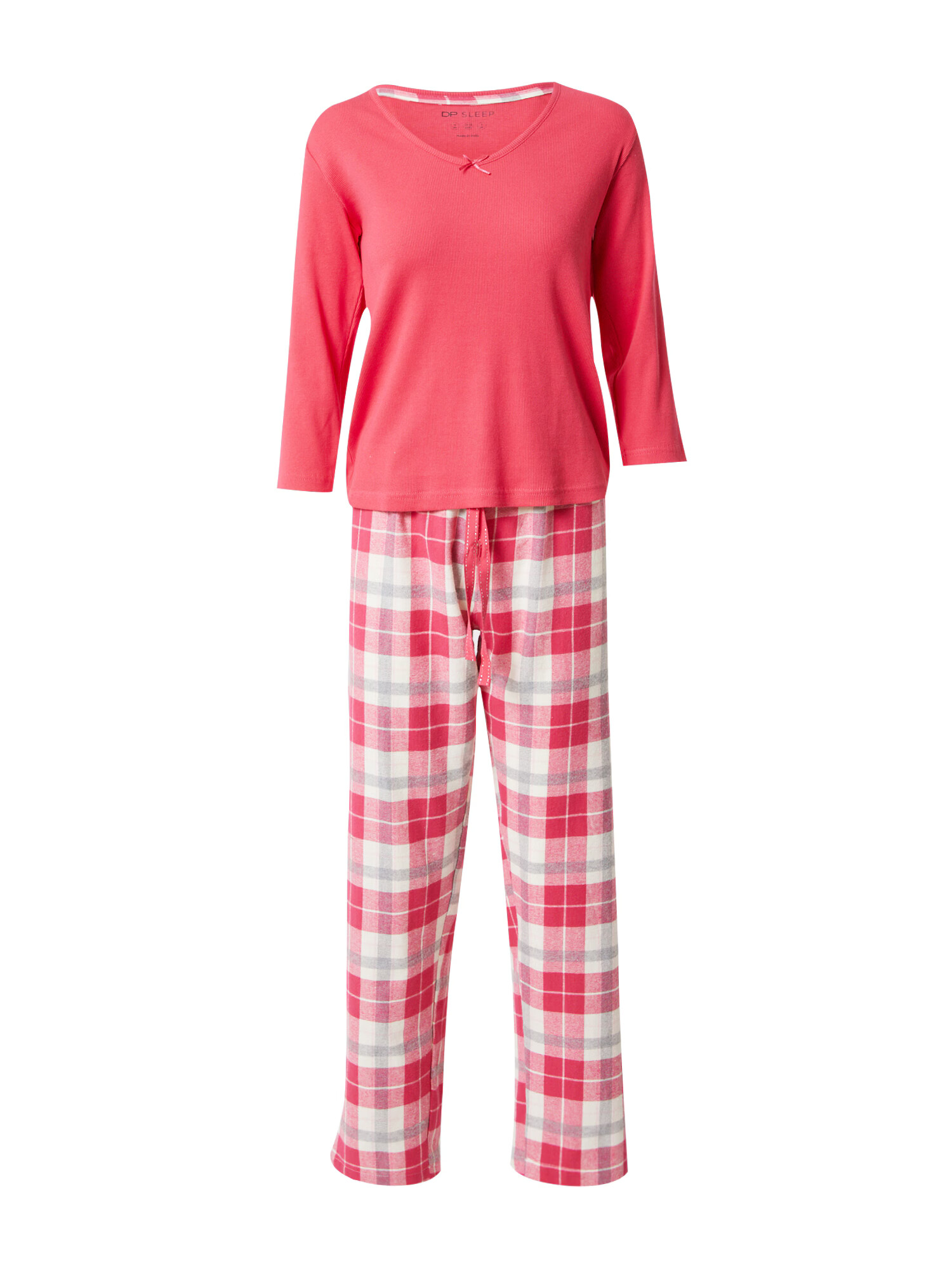 Dorothy Perkins Pijama 'Ceris' gri deschis / roz deschis / alb - Pled.ro