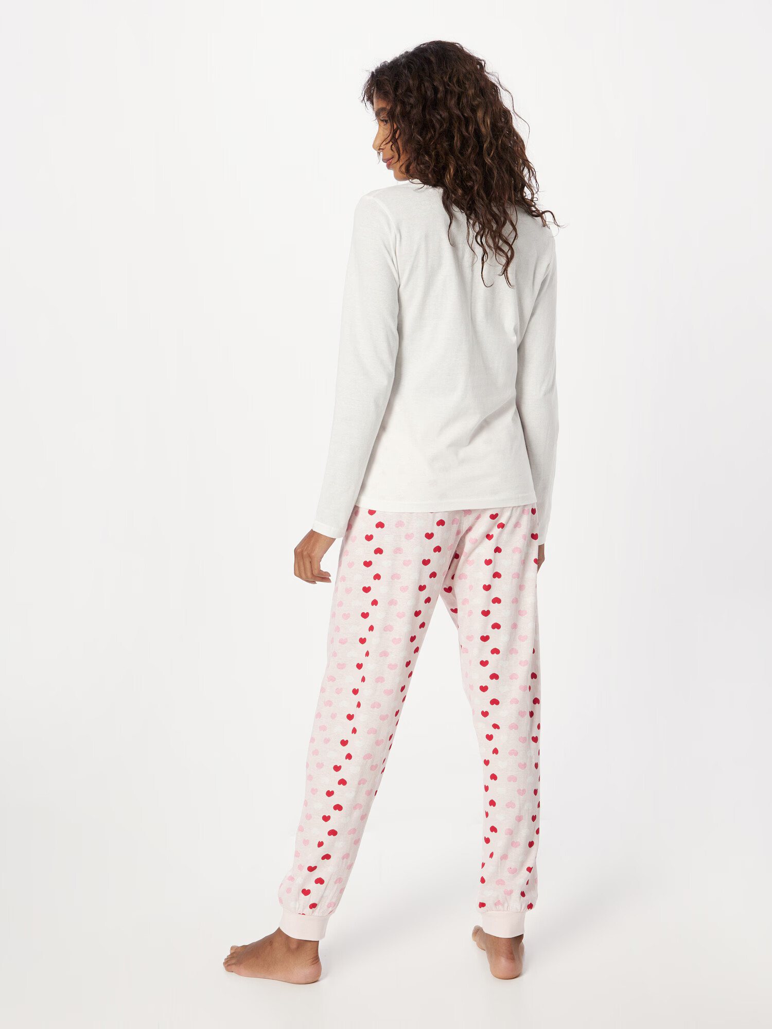 Dorothy Perkins Pijama 'J'adore' roz / roșu / alb - Pled.ro