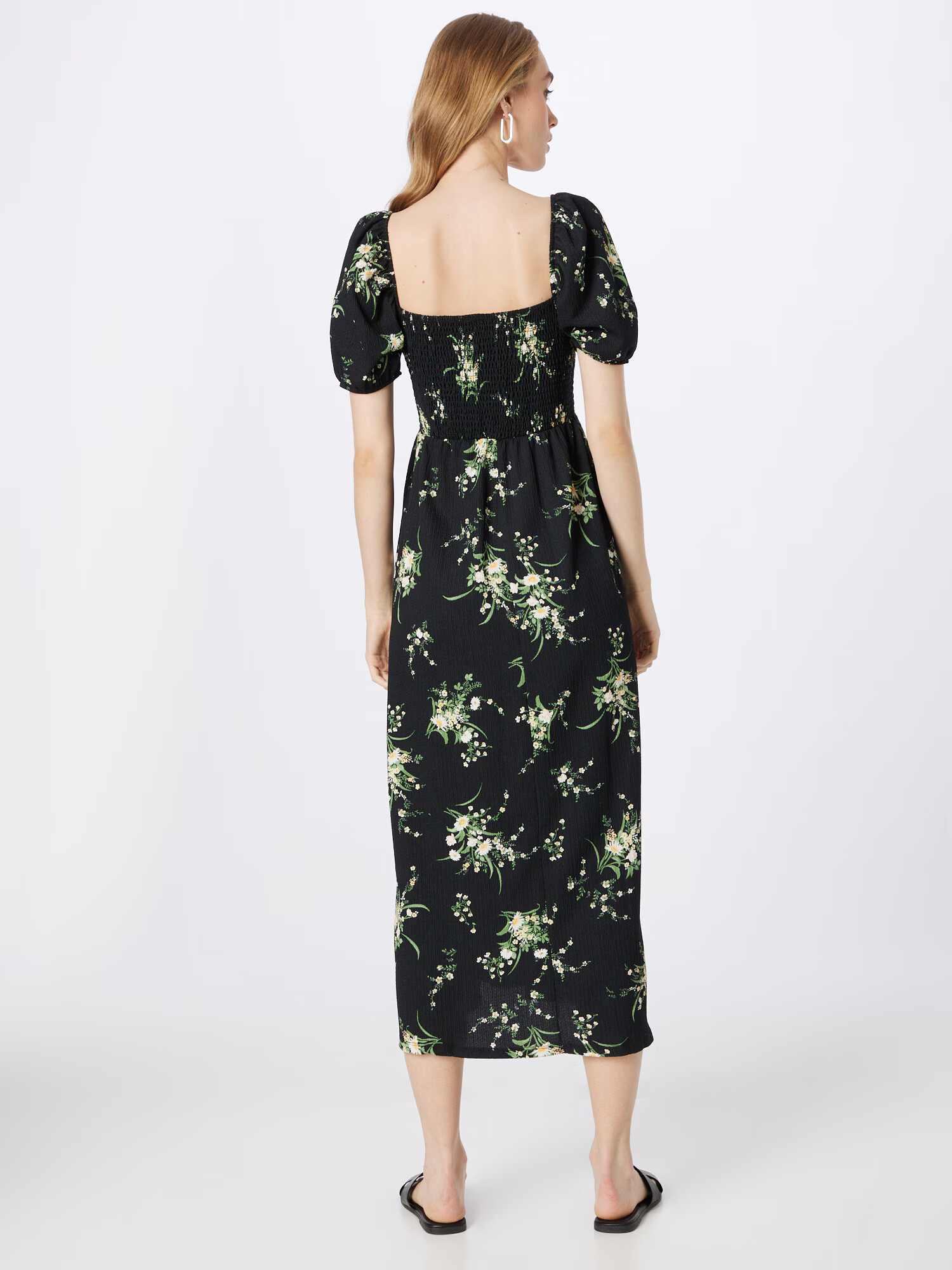 Dorothy Perkins Rochie de vară galben / verde deschis / negru / alb - Pled.ro