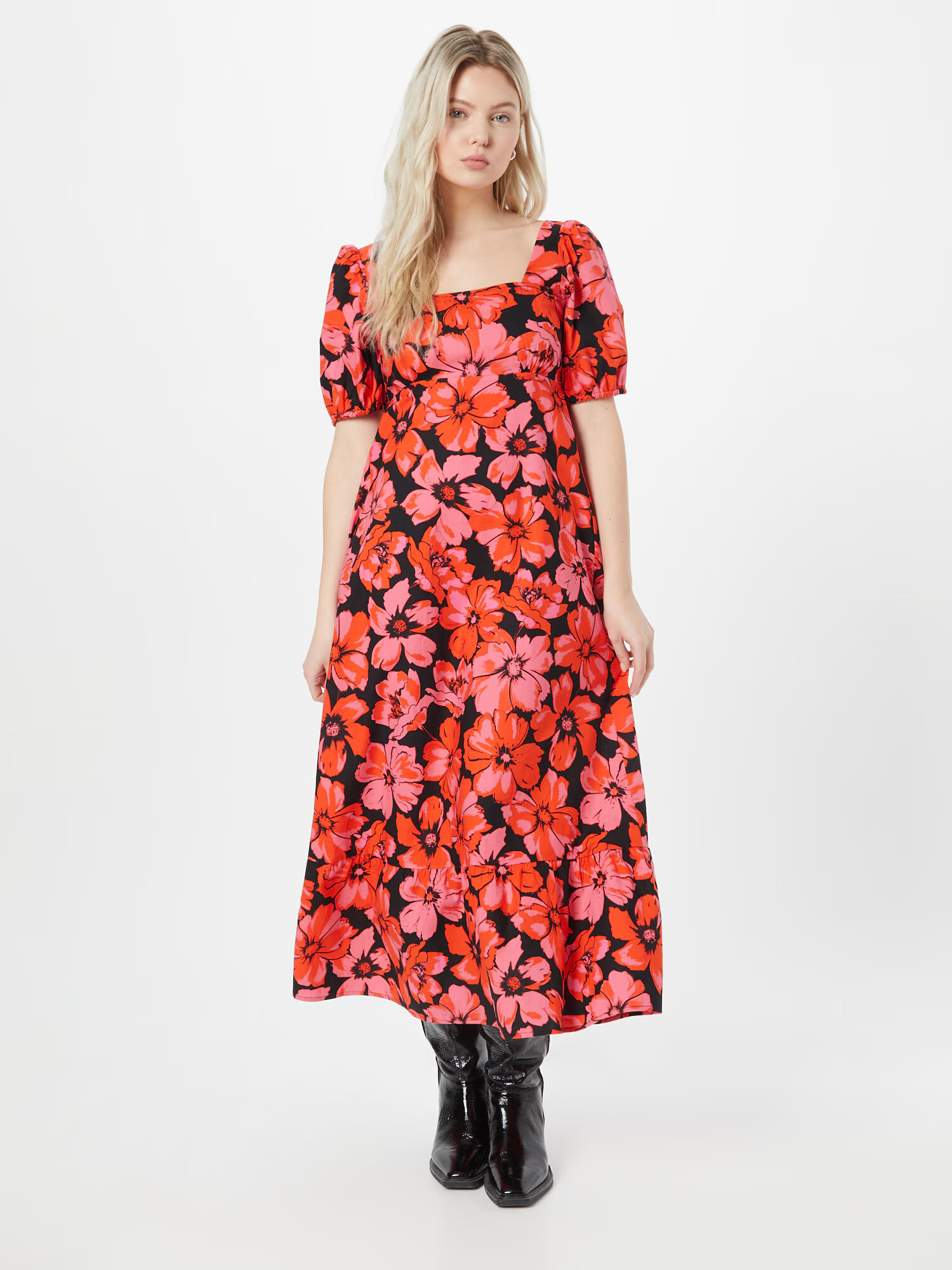 Dorothy Perkins Rochie de vară roz / roșu / negru - Pled.ro