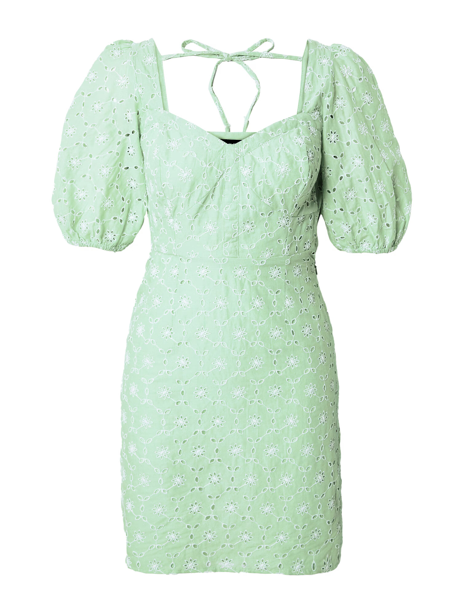 Dorothy Perkins Rochie de vară verde deschis / alb - Pled.ro