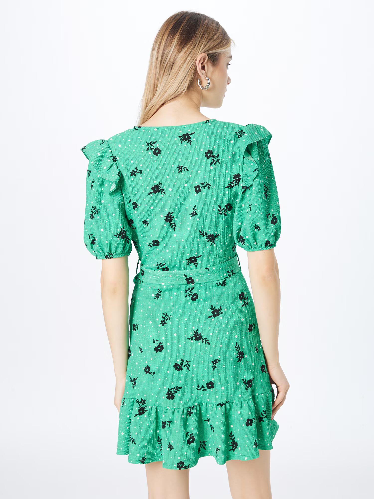 Dorothy Perkins Rochie de vară verde / negru / alb - Pled.ro