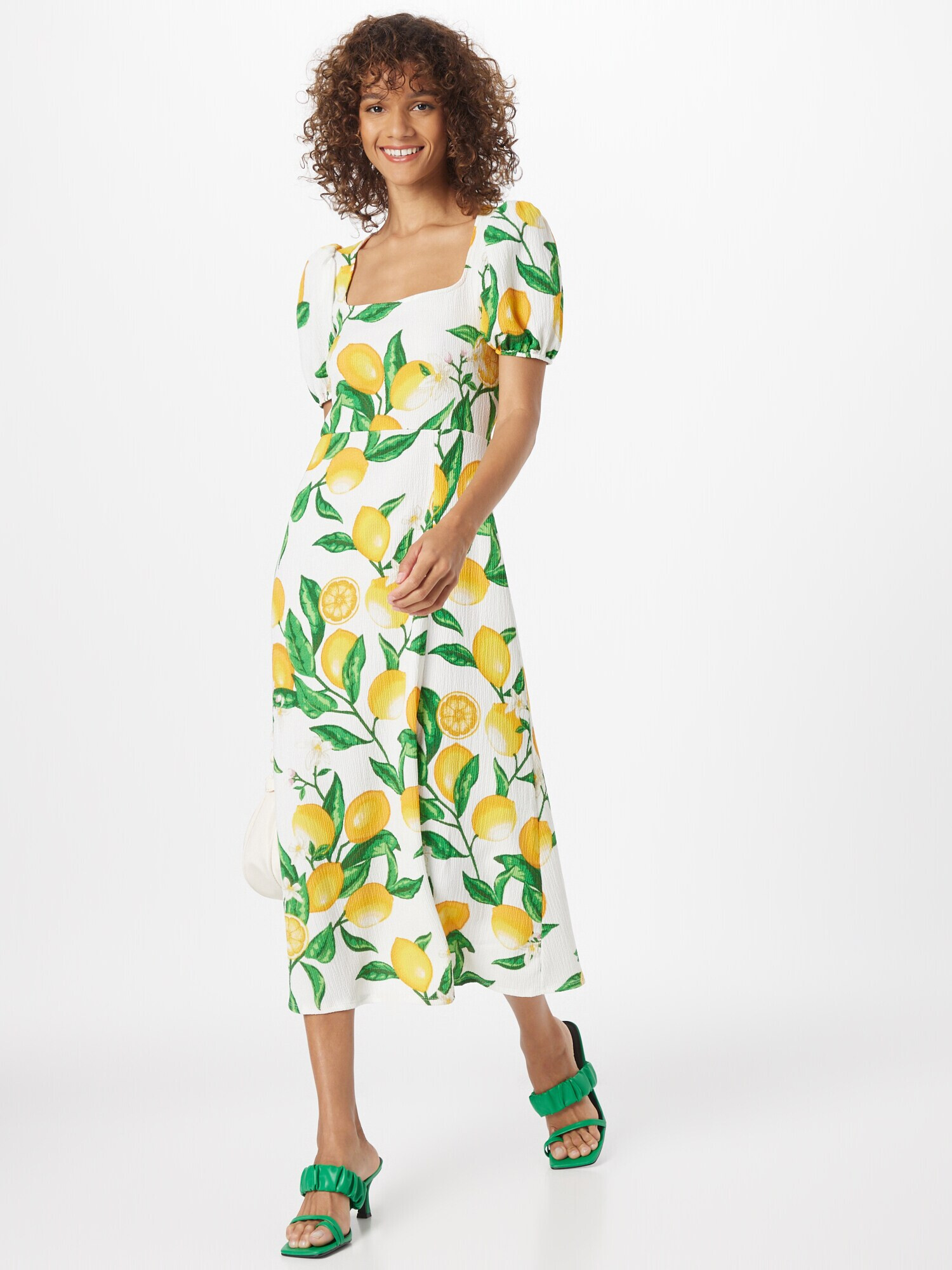 Dorothy Perkins Rochie fildeş / galben / verde - Pled.ro