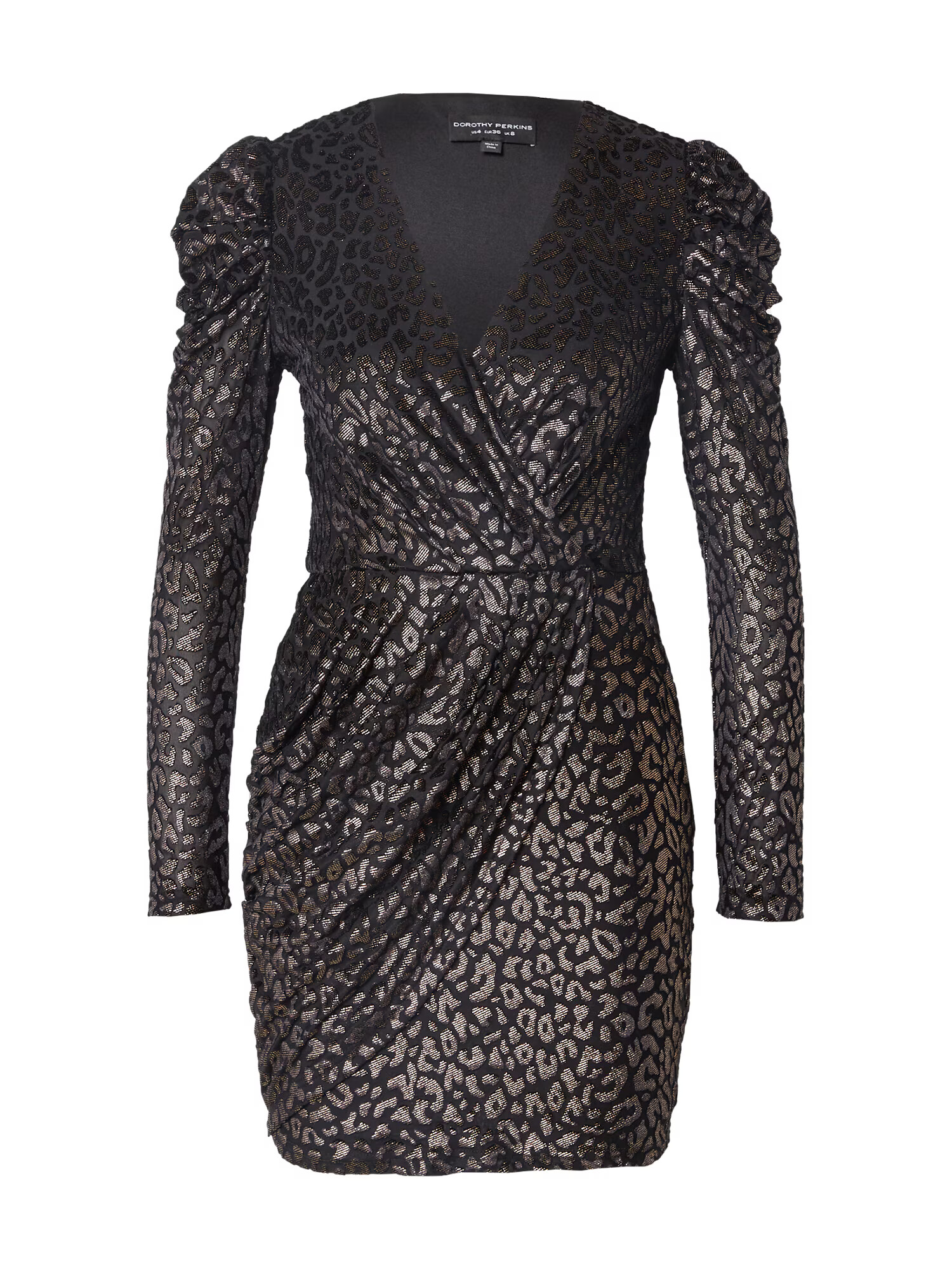 Dorothy Perkins Rochie gri argintiu / negru - Pled.ro