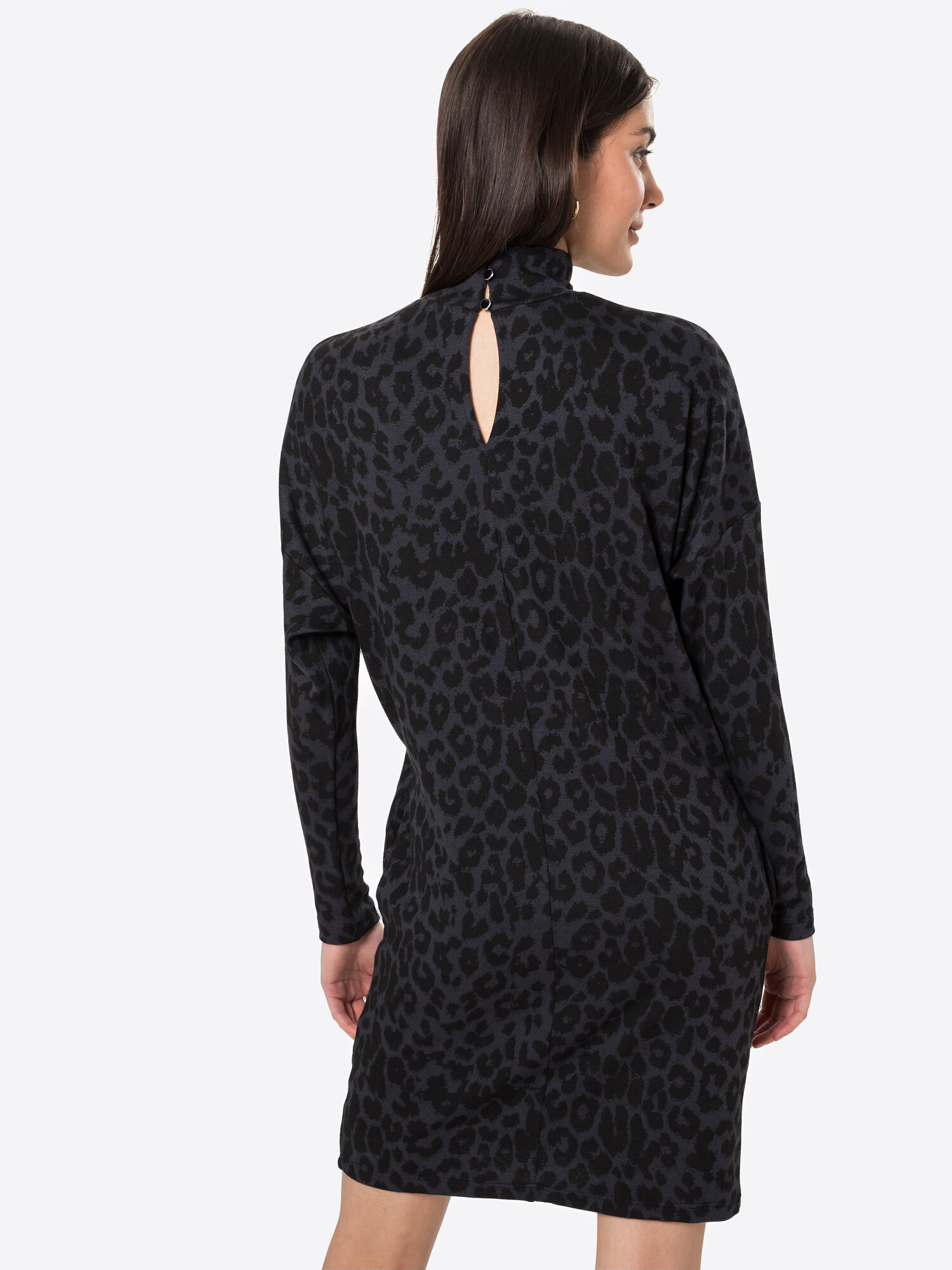 Dorothy Perkins Rochie 'LEOPARD' gri / negru - Pled.ro