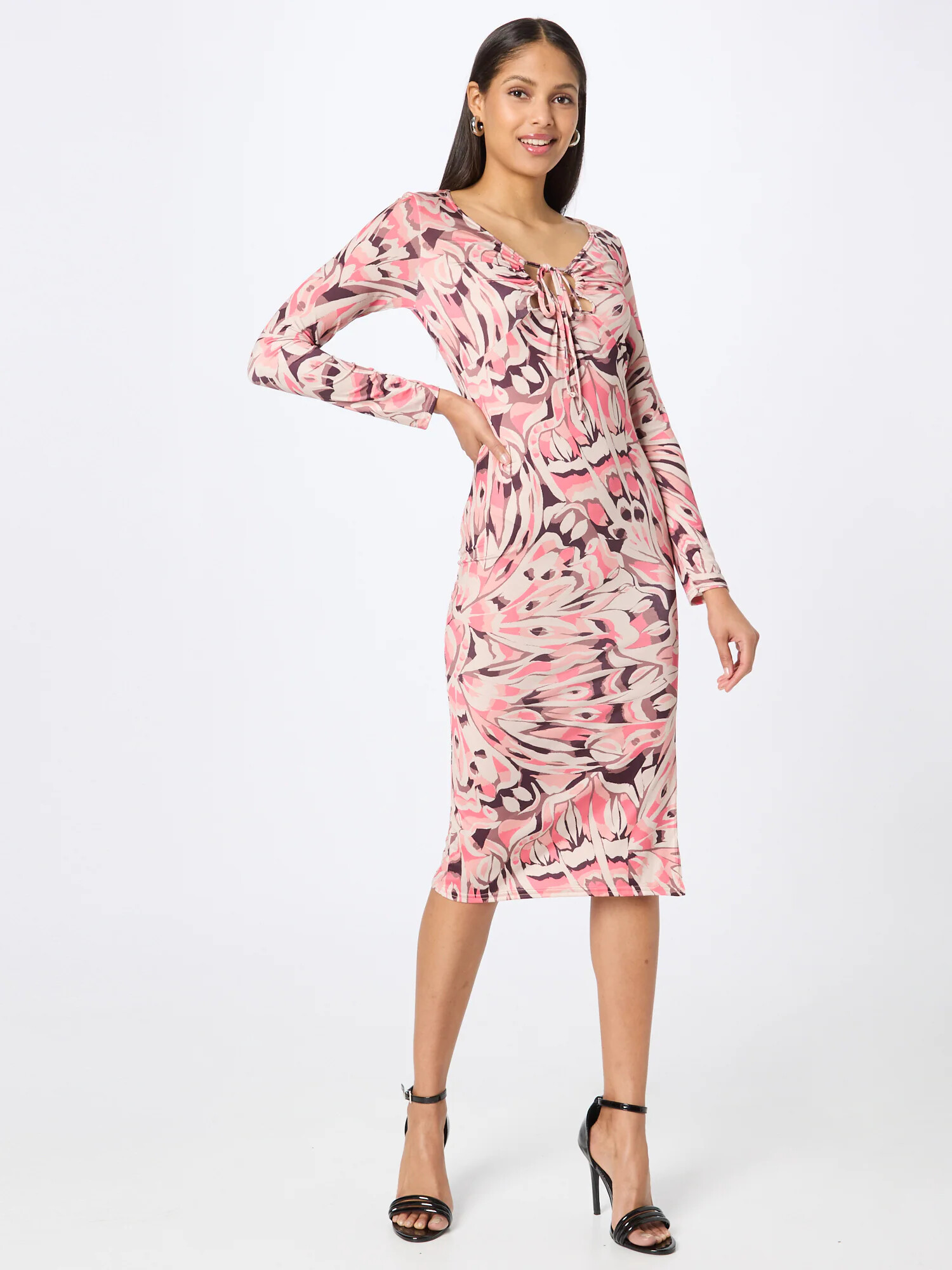 Dorothy Perkins Rochie mov zmeură / roz / roz / alb - Pled.ro