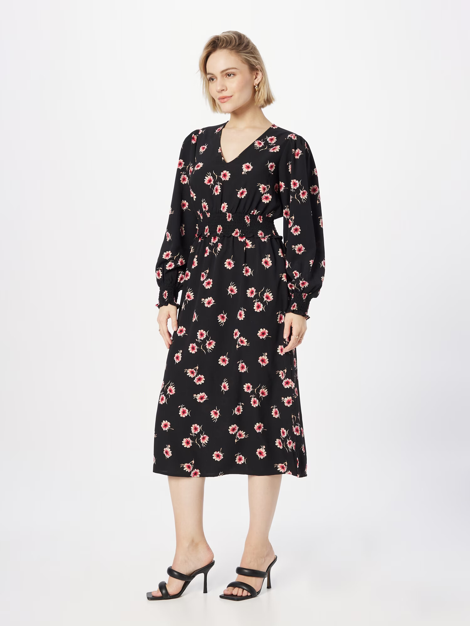 Dorothy Perkins Rochie roz / roz pudră / negru / alb - Pled.ro