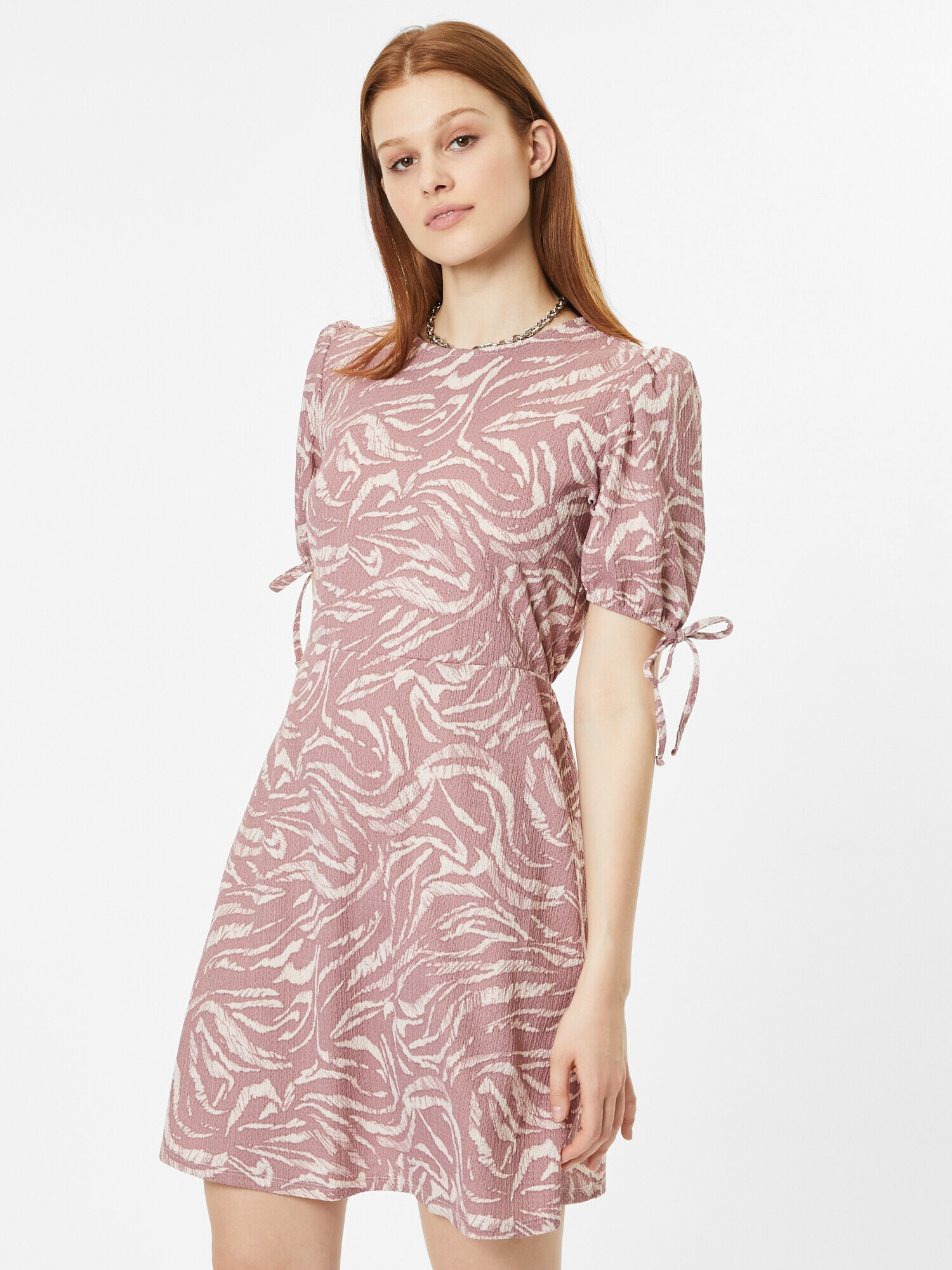 Dorothy Perkins Rochie roz / alb - Pled.ro