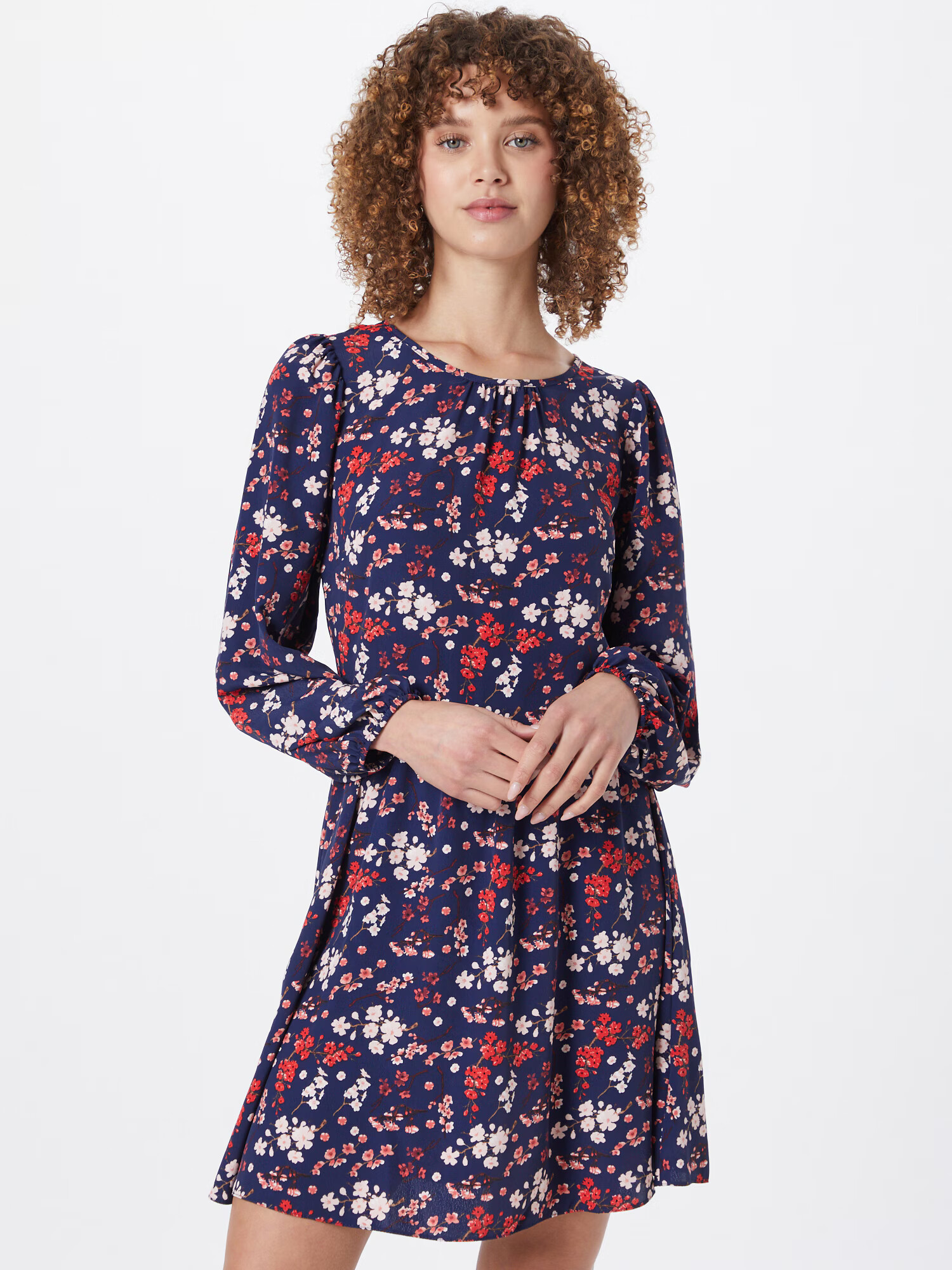 Dorothy Perkins Rochie tip bluză albastru închis / maro / roz / roșu / alb - Pled.ro