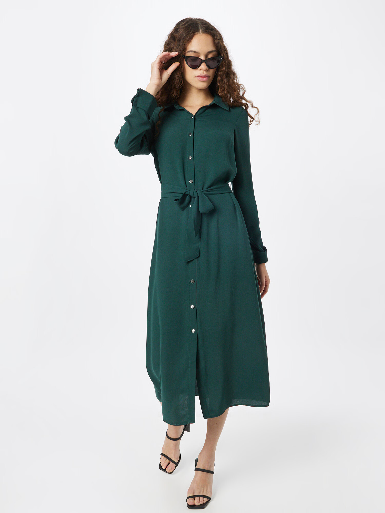 Dorothy Perkins Rochie tip bluză verde închis - Pled.ro