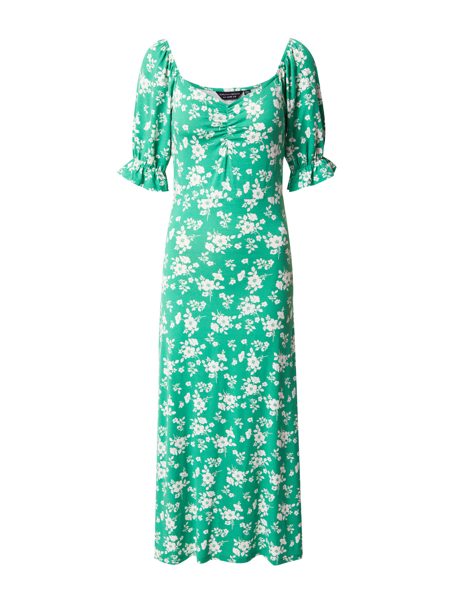 Dorothy Perkins Rochie verde / alb - Pled.ro