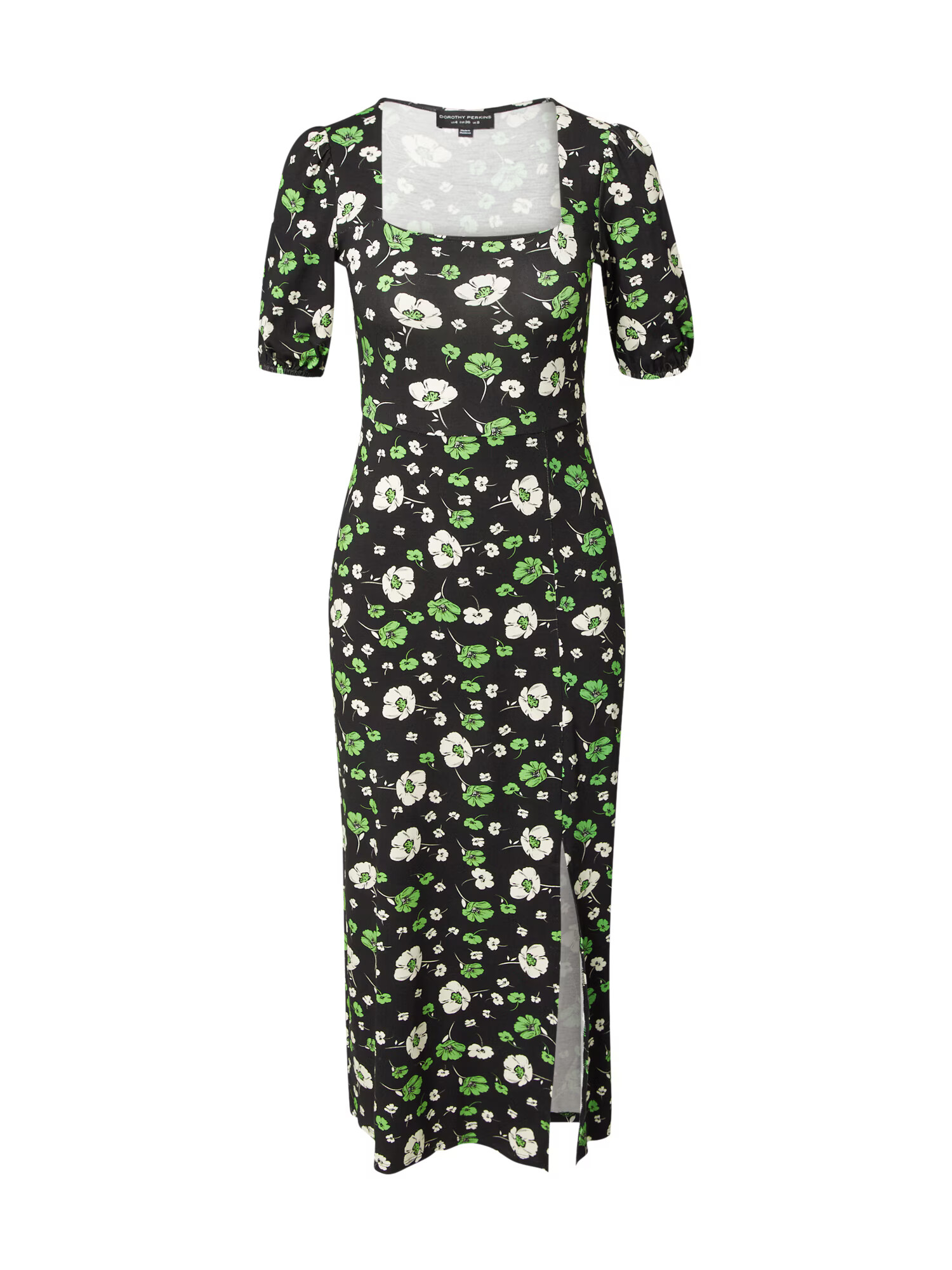 Dorothy Perkins Rochie verde deschis / negru / alb - Pled.ro