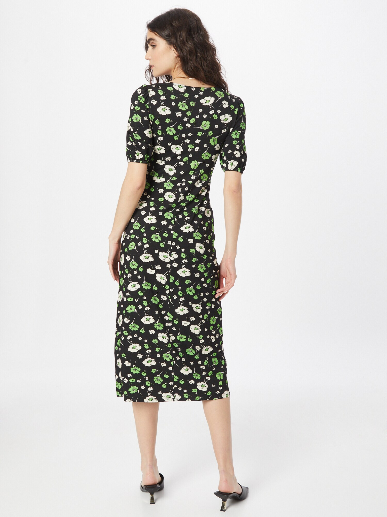 Dorothy Perkins Rochie verde deschis / negru / alb - Pled.ro