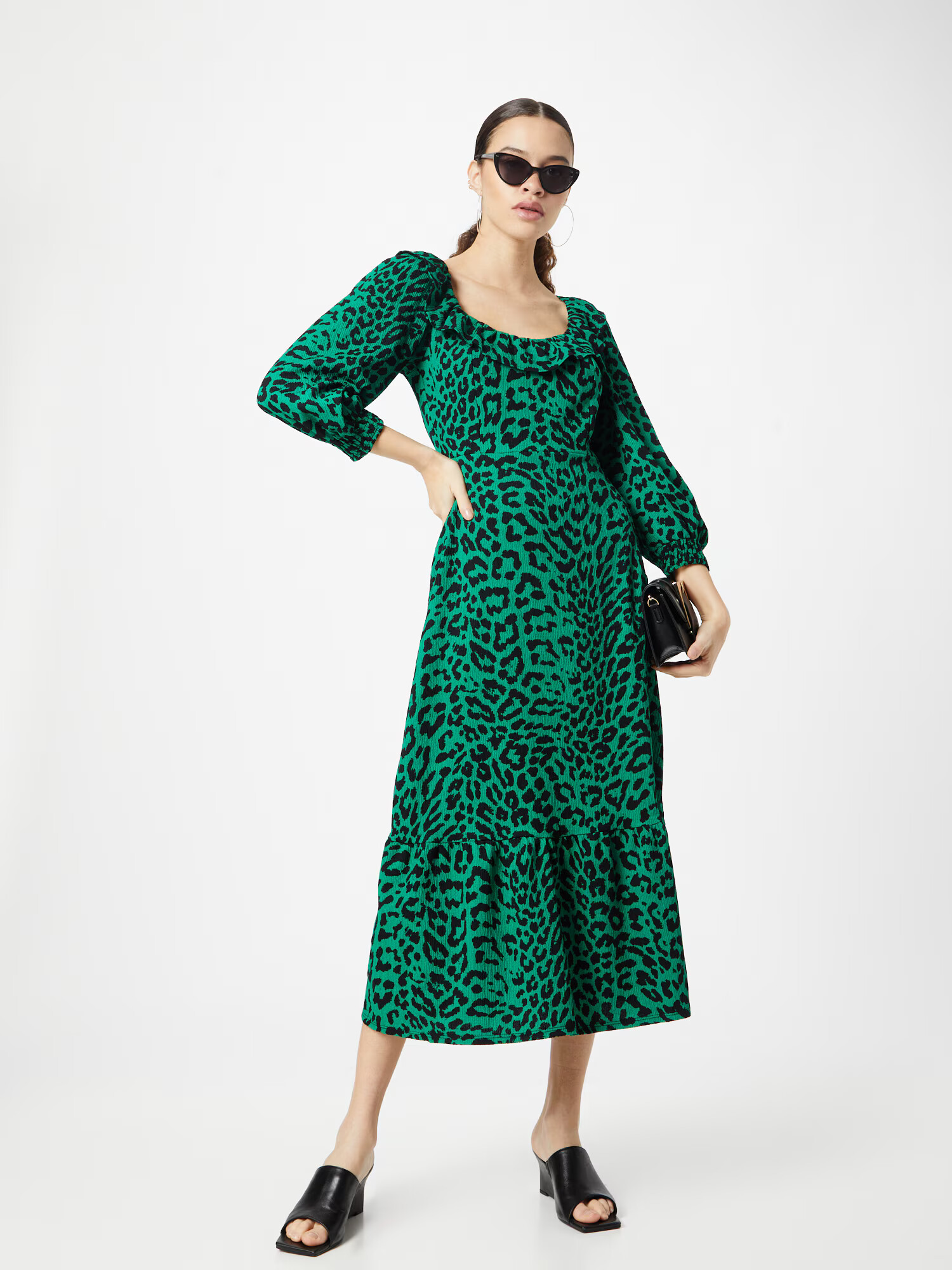 Dorothy Perkins Rochie verde / negru - Pled.ro