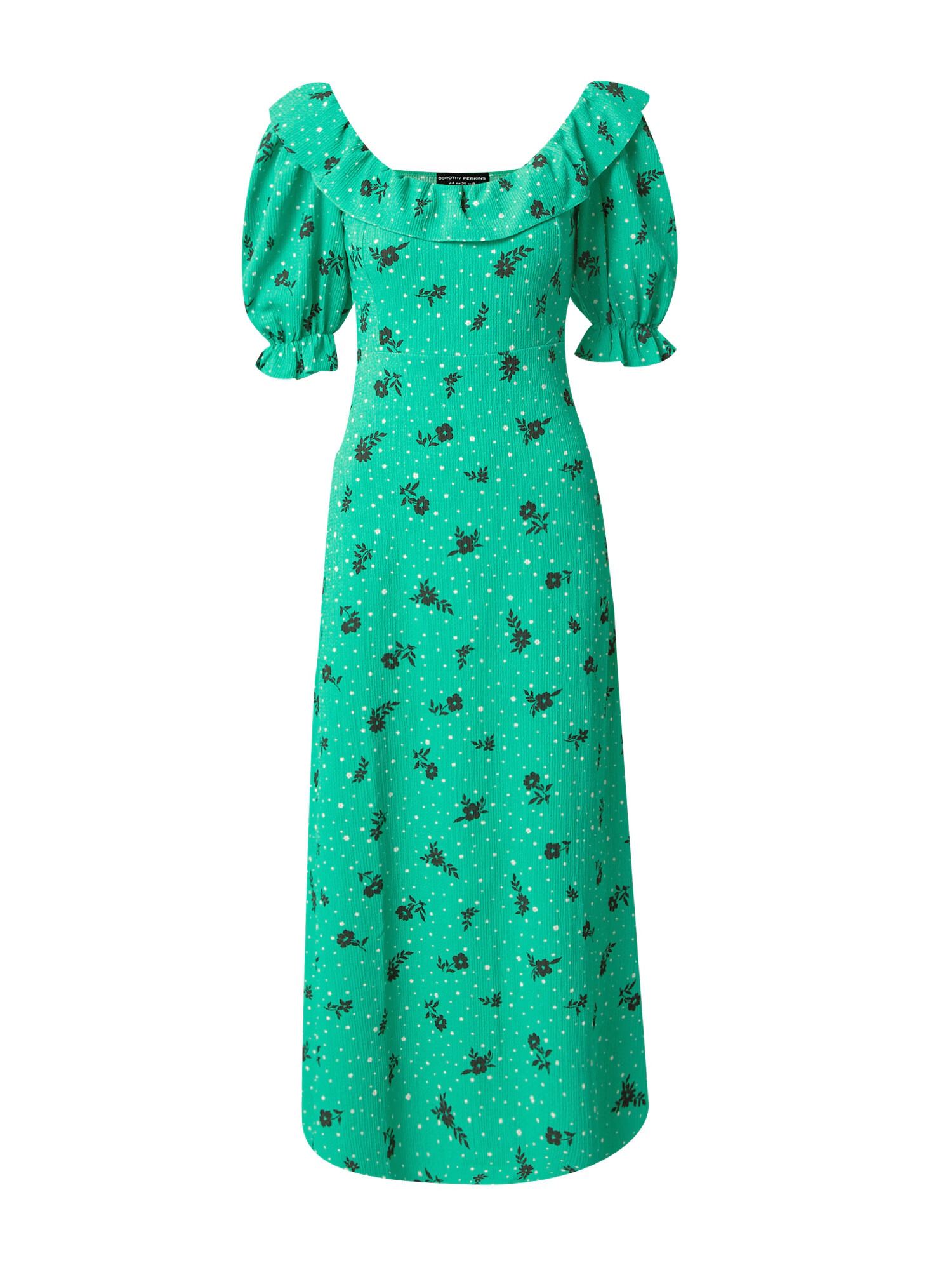 Dorothy Perkins Rochie verde / negru / alb - Pled.ro