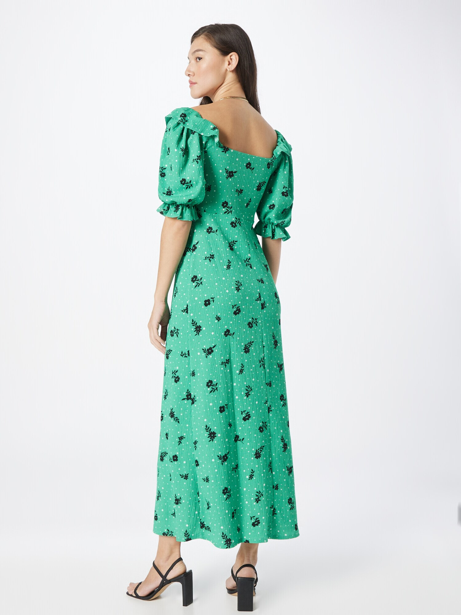 Dorothy Perkins Rochie verde / negru / alb - Pled.ro