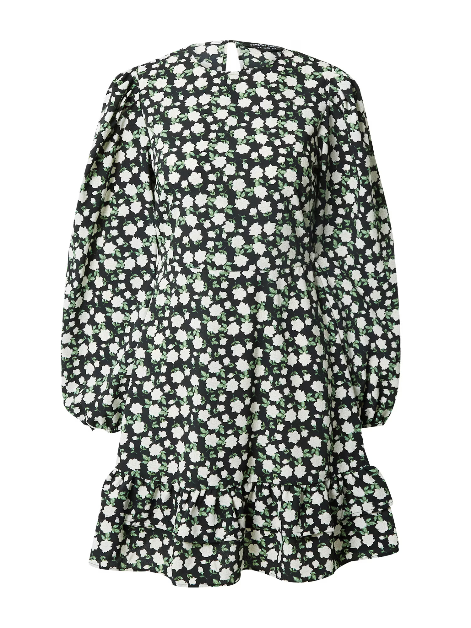 Dorothy Perkins Rochie verde / negru / alb - Pled.ro