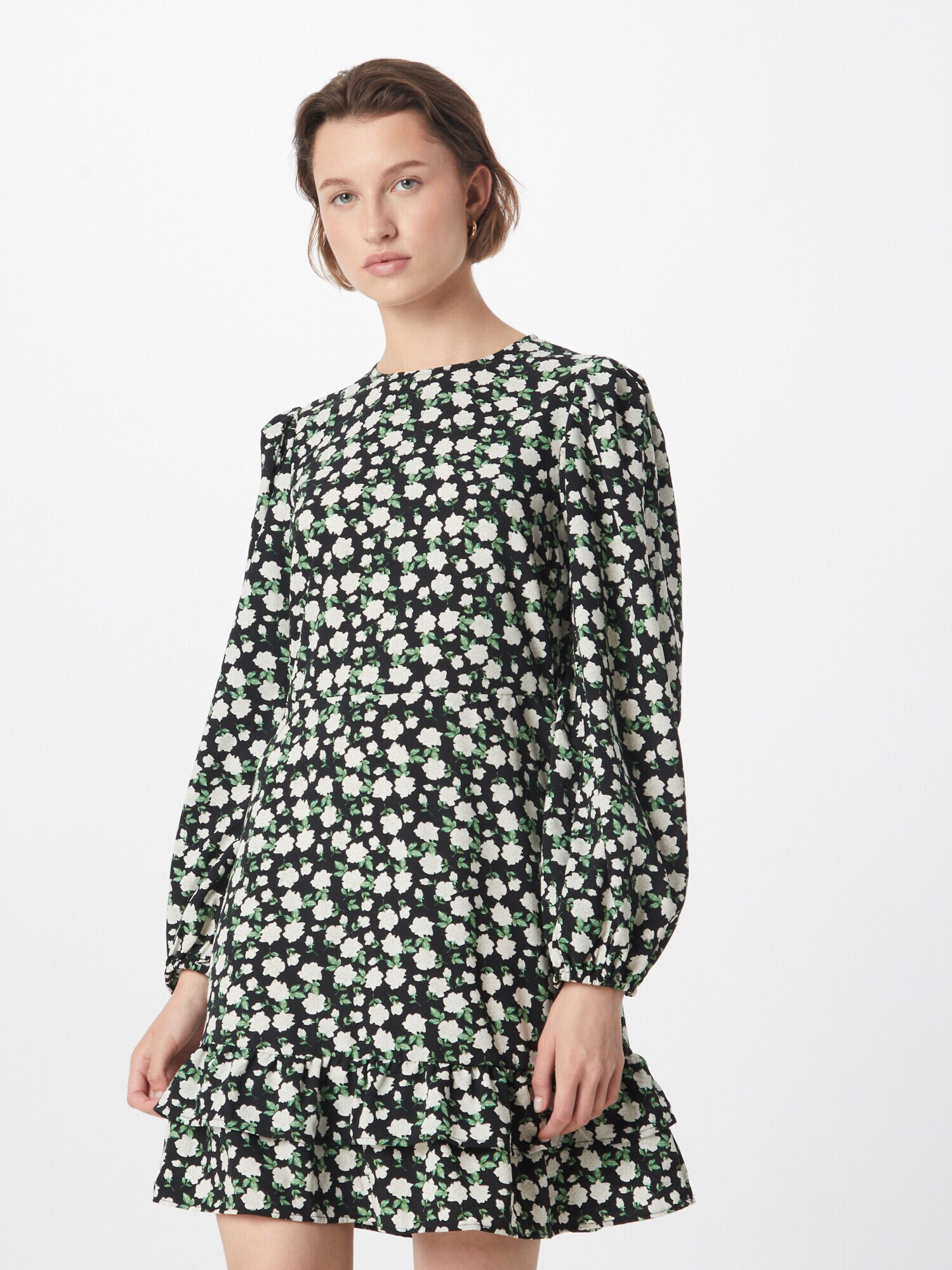 Dorothy Perkins Rochie verde / negru / alb - Pled.ro