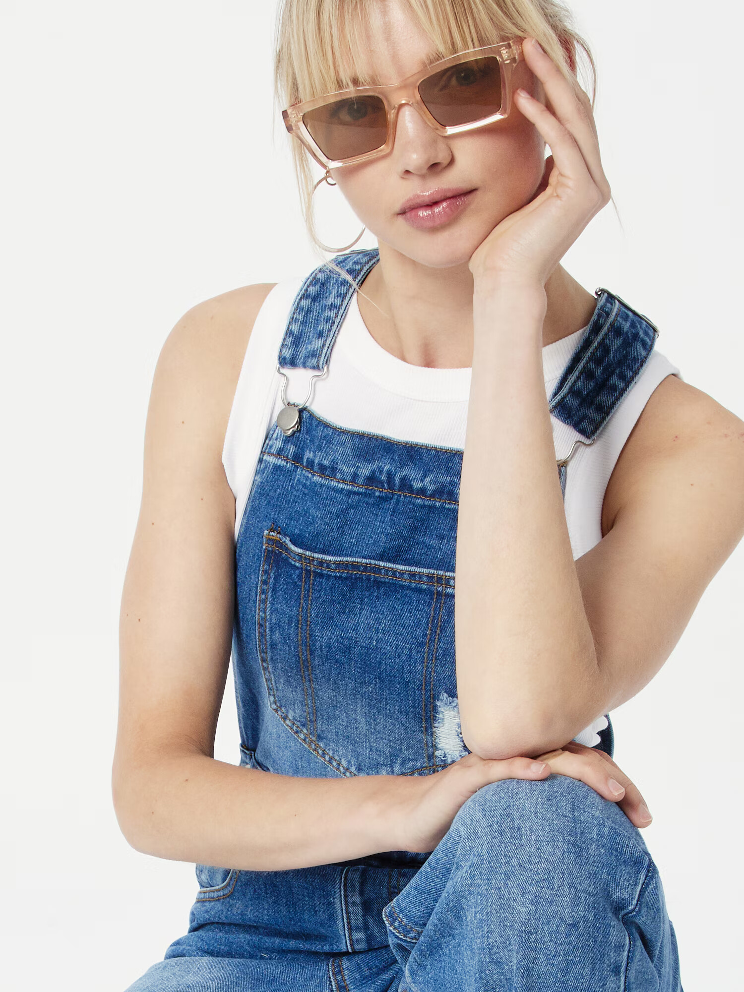 Dorothy Perkins Salopetă albastru denim - Pled.ro