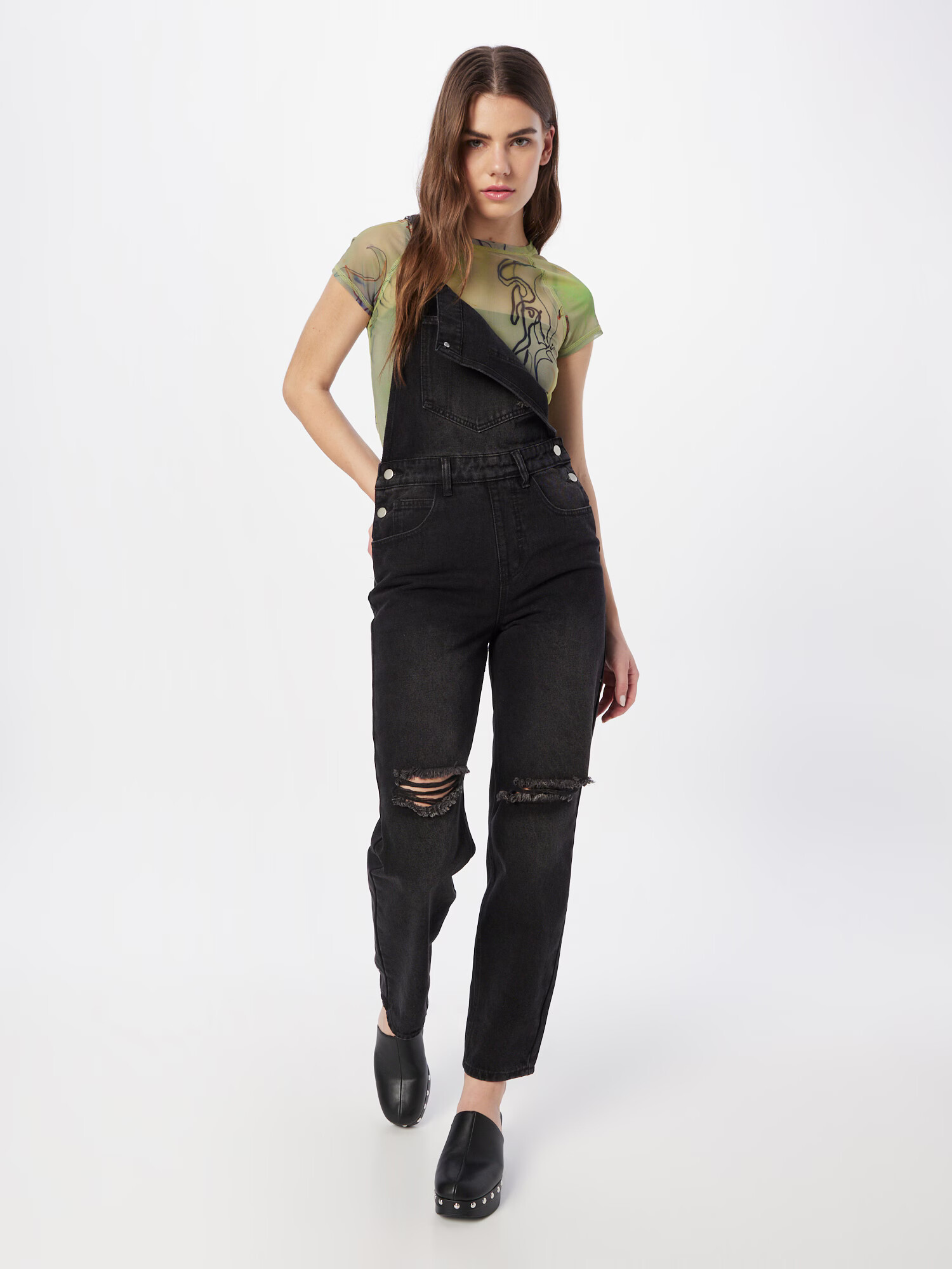 Dorothy Perkins Salopetă negru denim - Pled.ro