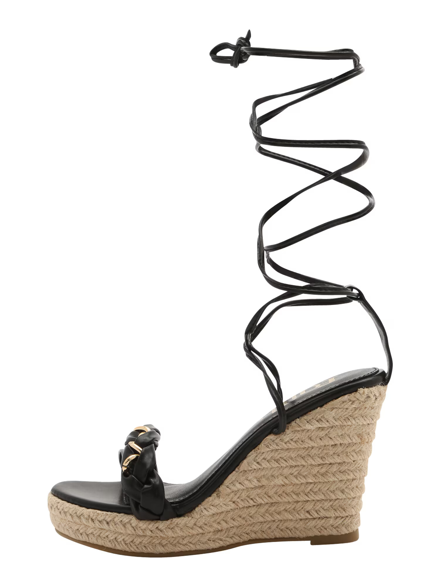 Dorothy Perkins Sandale auriu / negru - Pled.ro