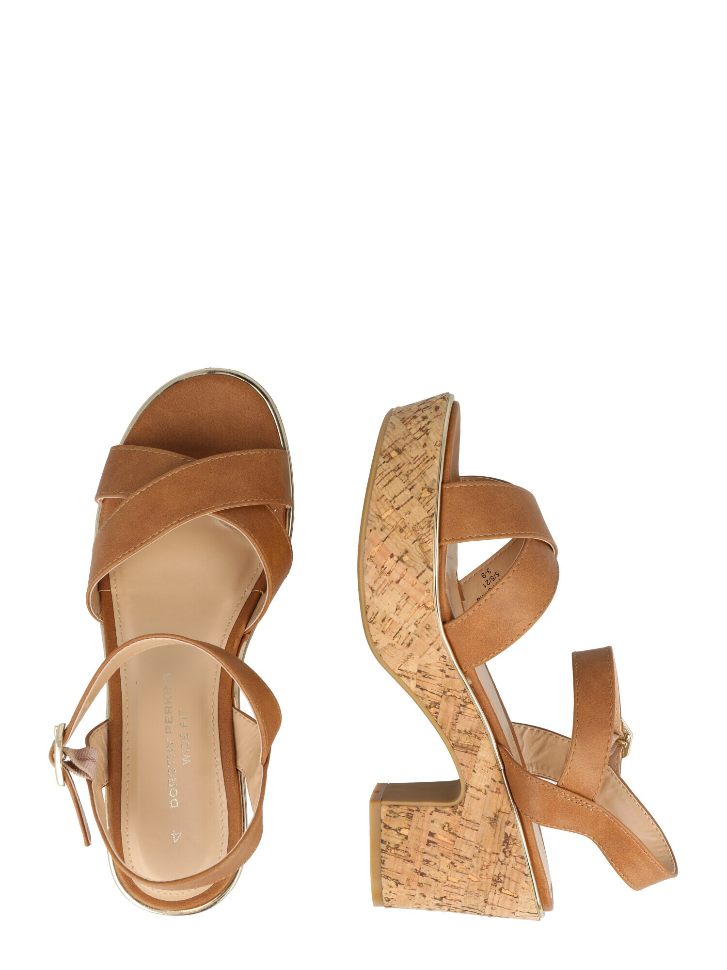 Dorothy Perkins Sandale maro caramel - Pled.ro