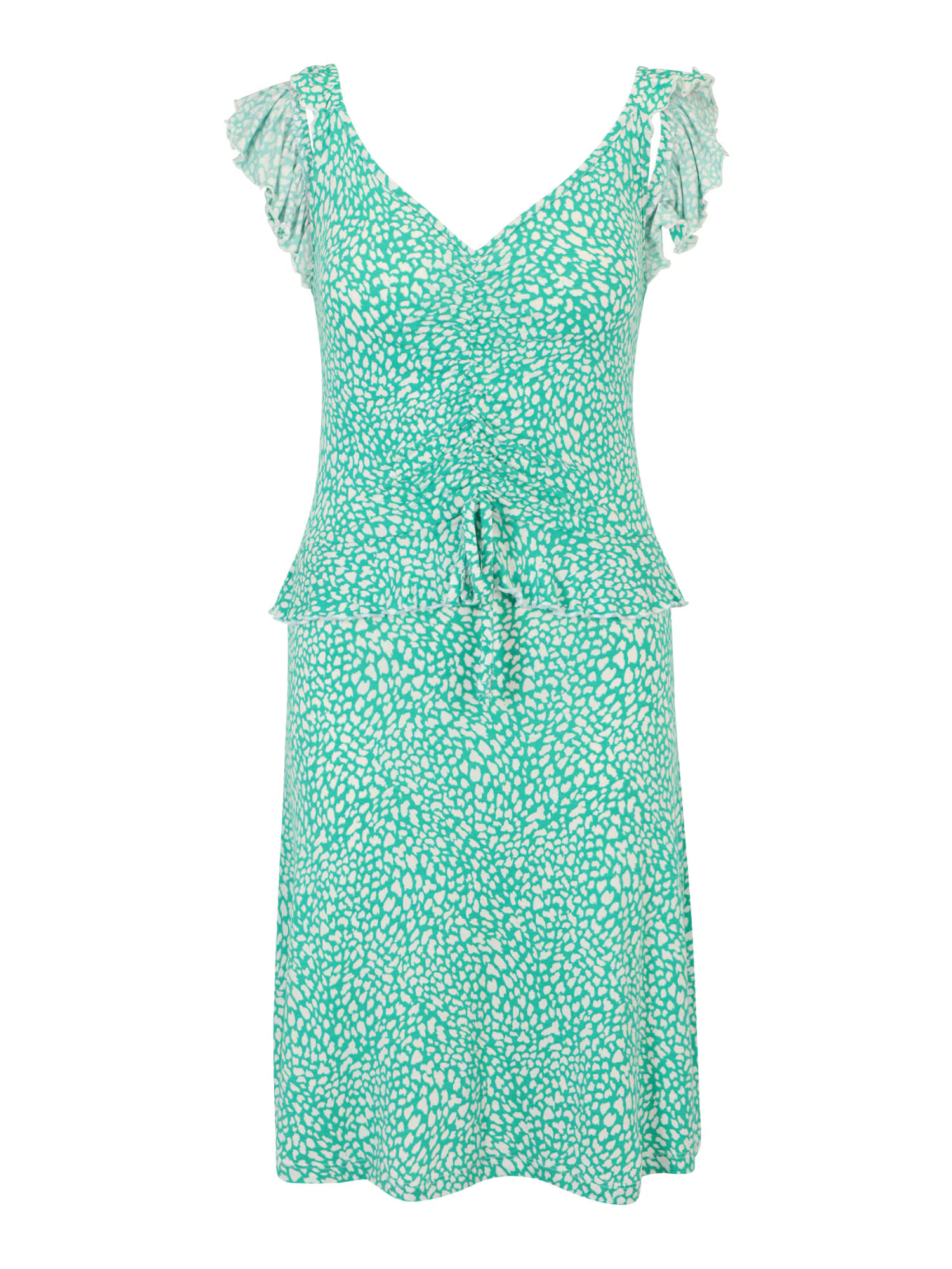 Dorothy Perkins Tall Rochie de vară verde jad / alb - Pled.ro