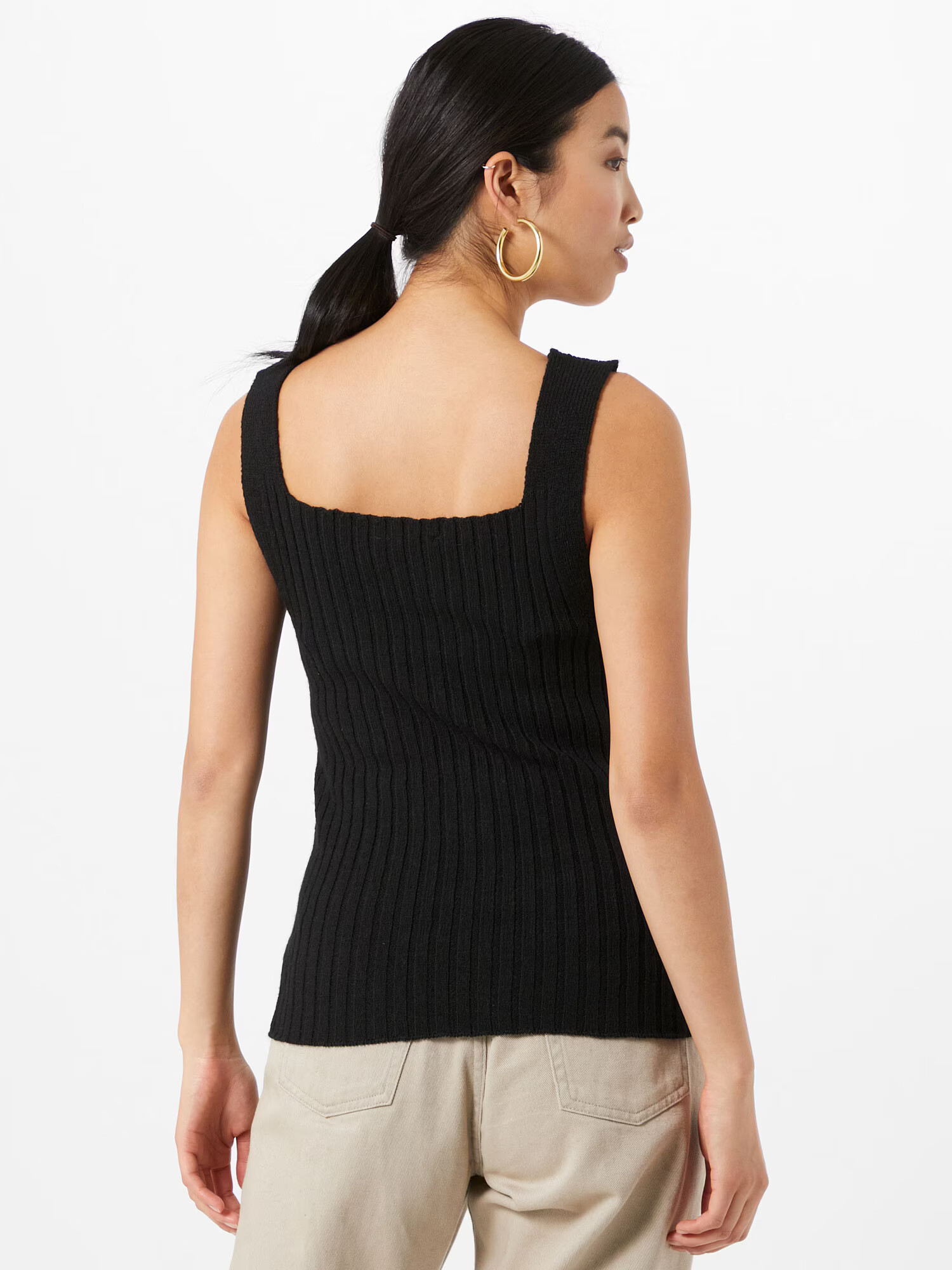 Dorothy Perkins Top brodat negru - Pled.ro