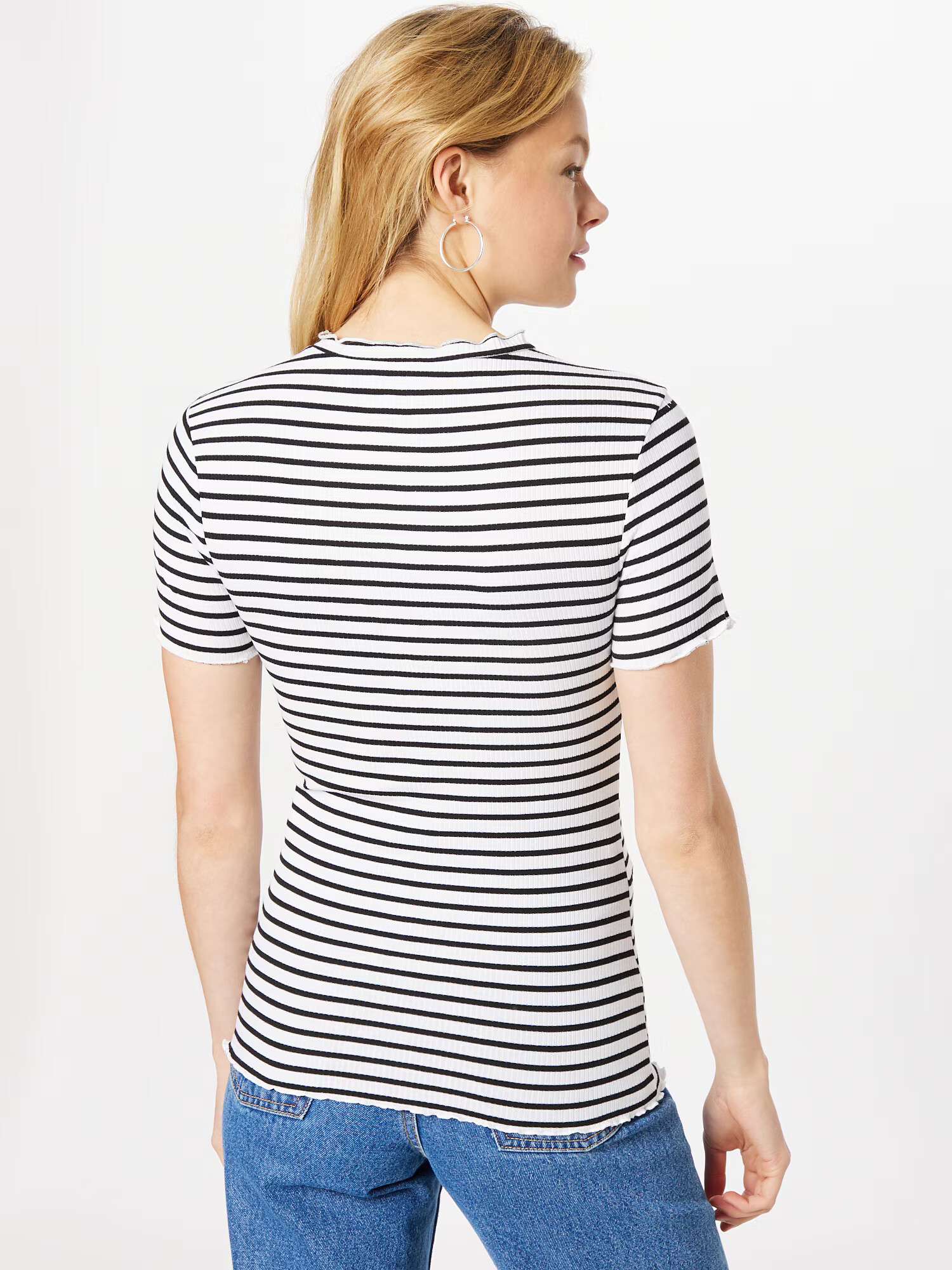 Dorothy Perkins Tricou negru / alb - Pled.ro