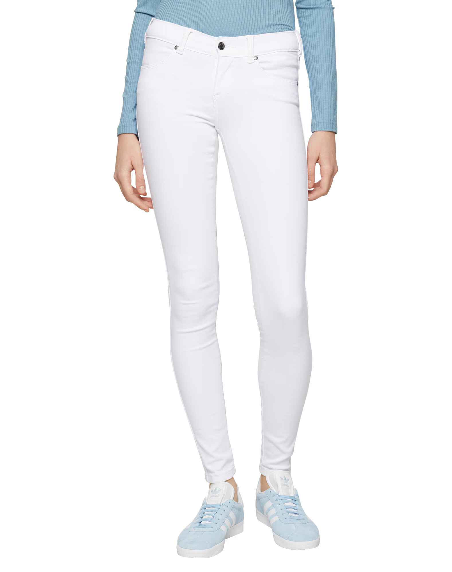 Dr. Denim Jeans 'Dixy' alb - Pled.ro