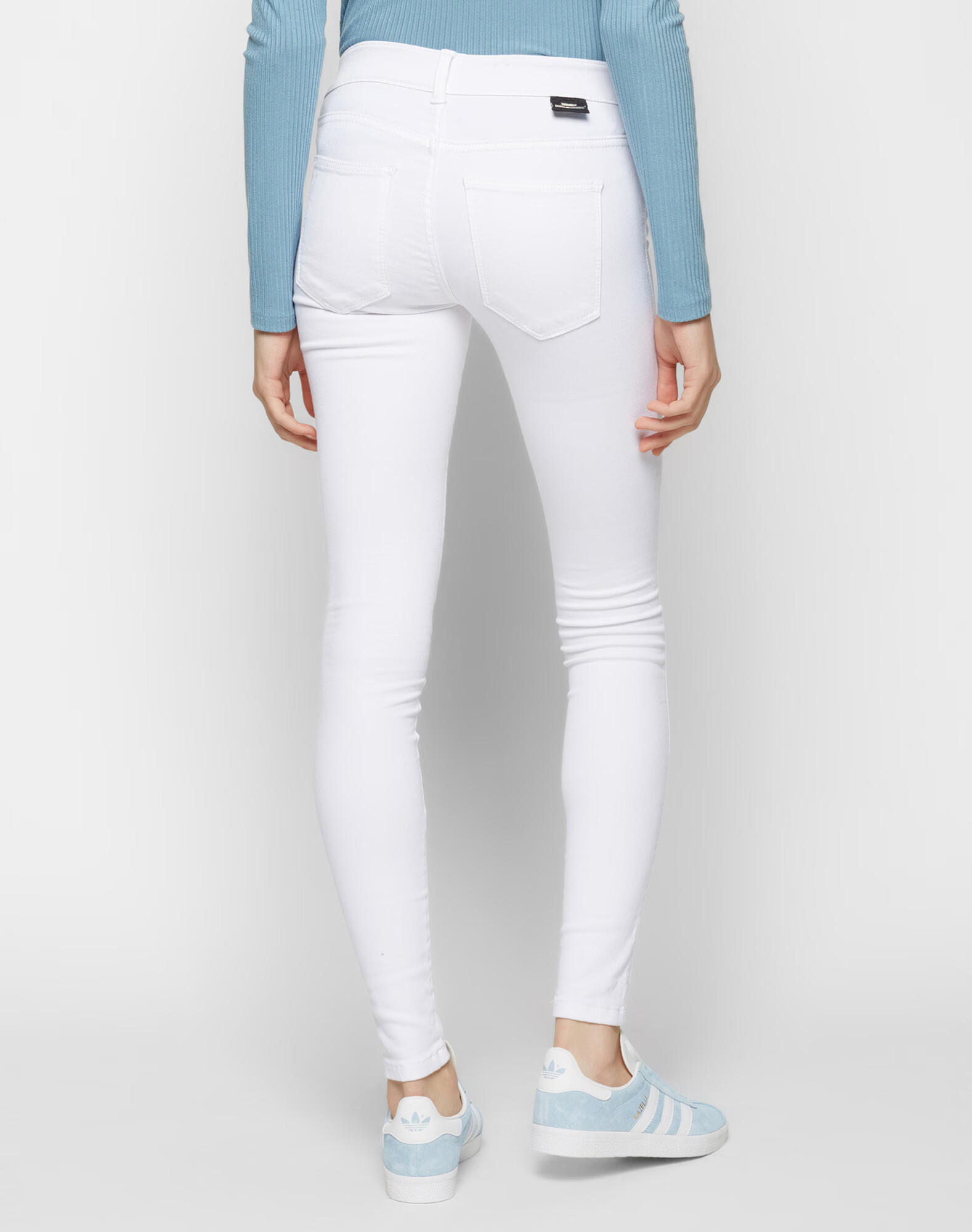 Dr. Denim Jeans 'Dixy' alb - Pled.ro