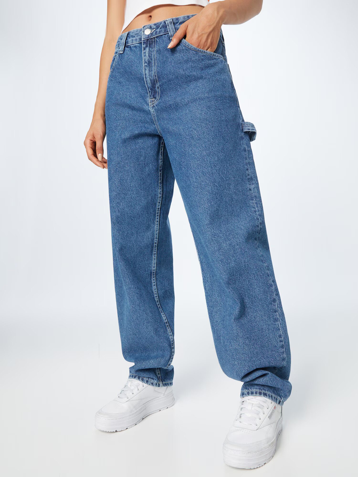 Dr. Denim Jeans 'Faye Worker' albastru - Pled.ro