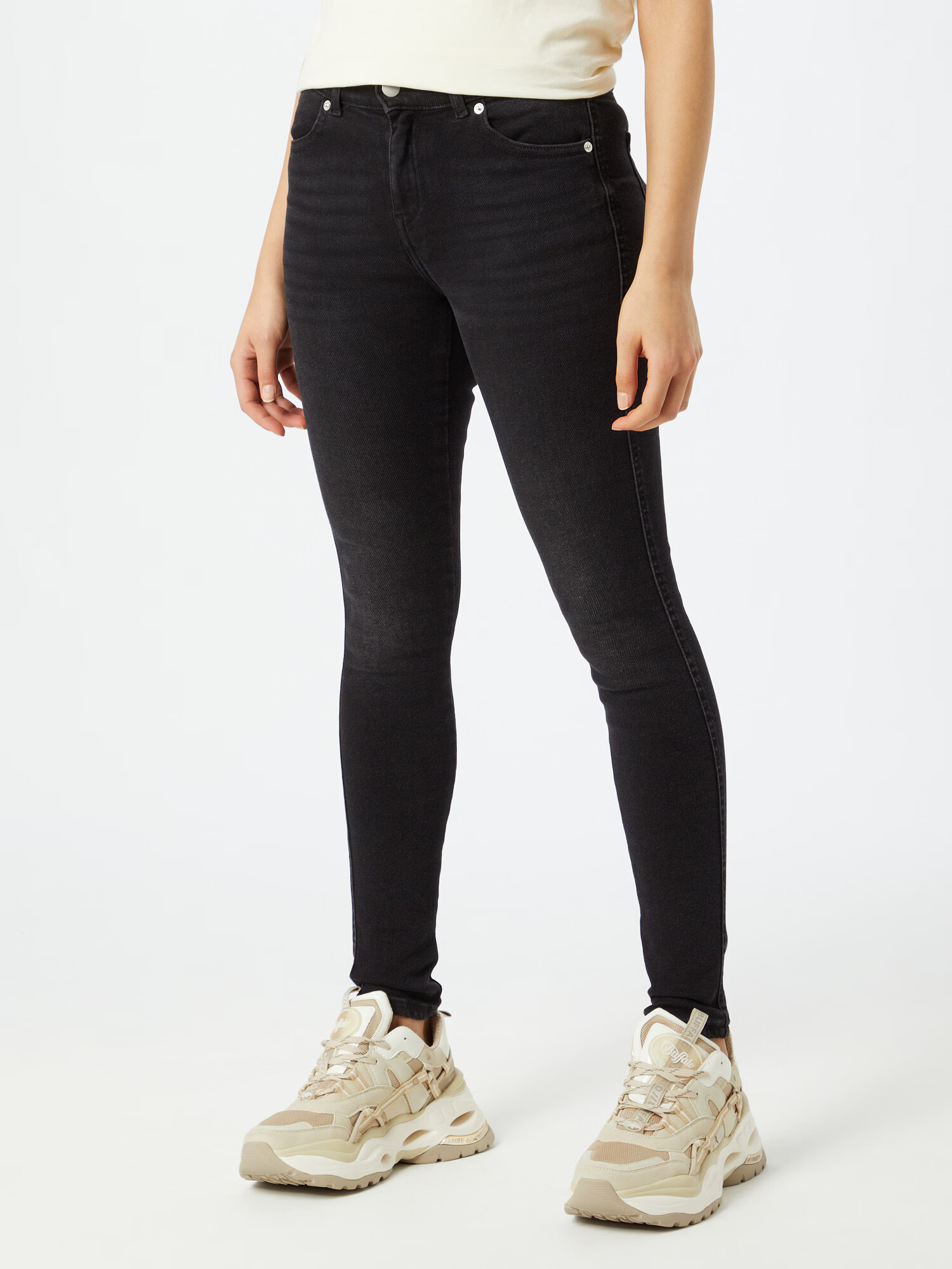 Dr. Denim Jeans 'Lexy' negru denim - Pled.ro