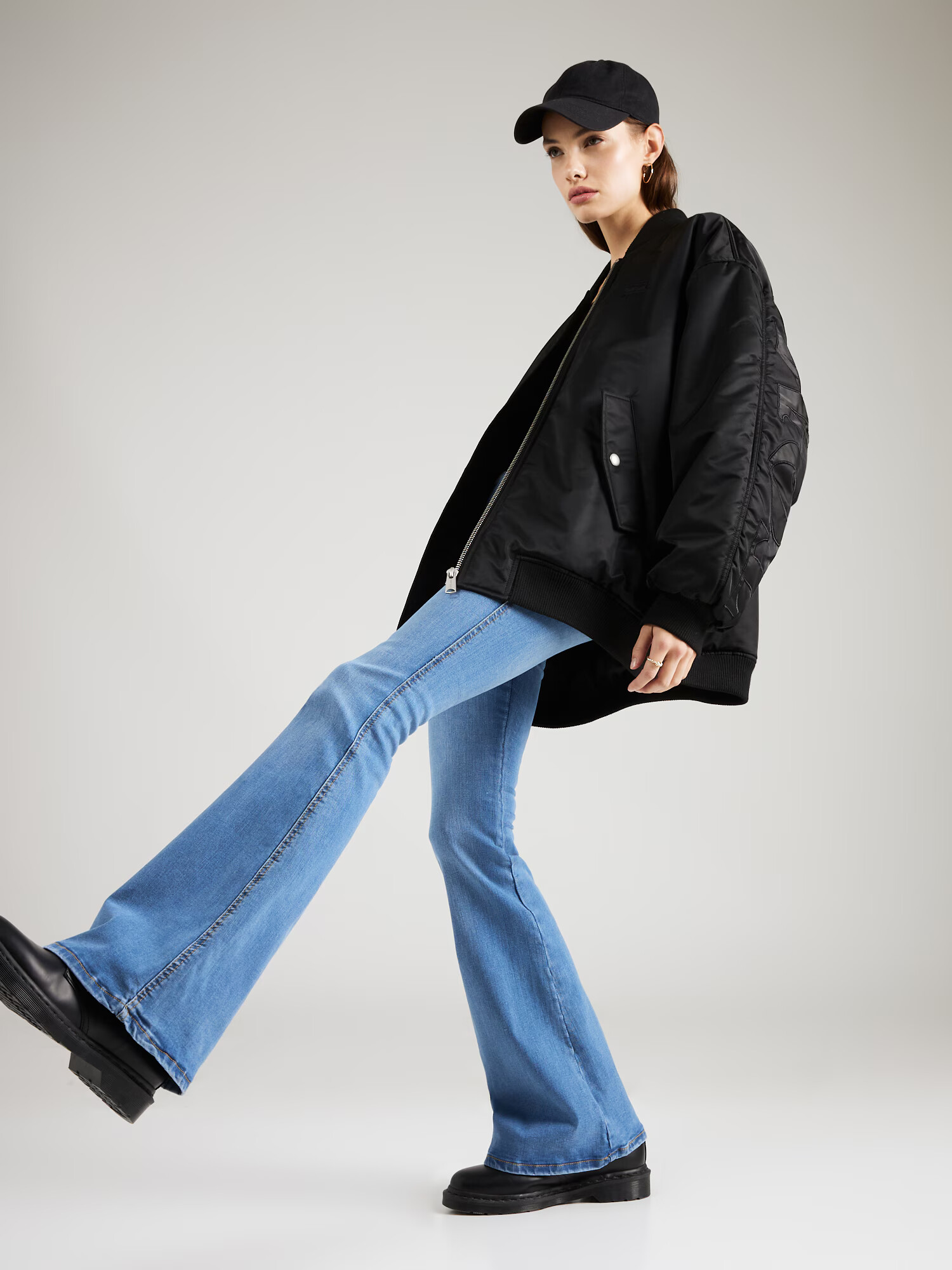 Dr. Denim Jeans 'Macy' albastru denim - Pled.ro