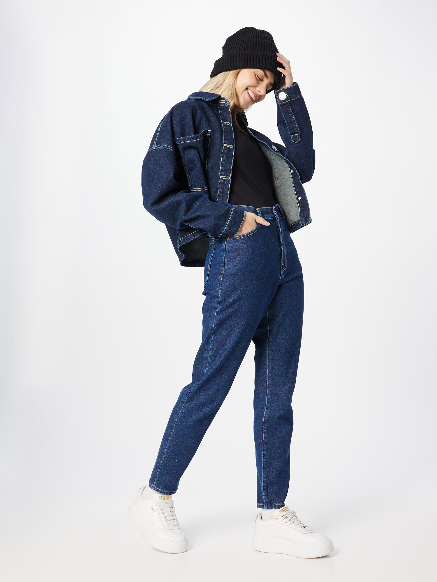 Dr. Denim Jeans 'Nora' albastru denim - Pled.ro