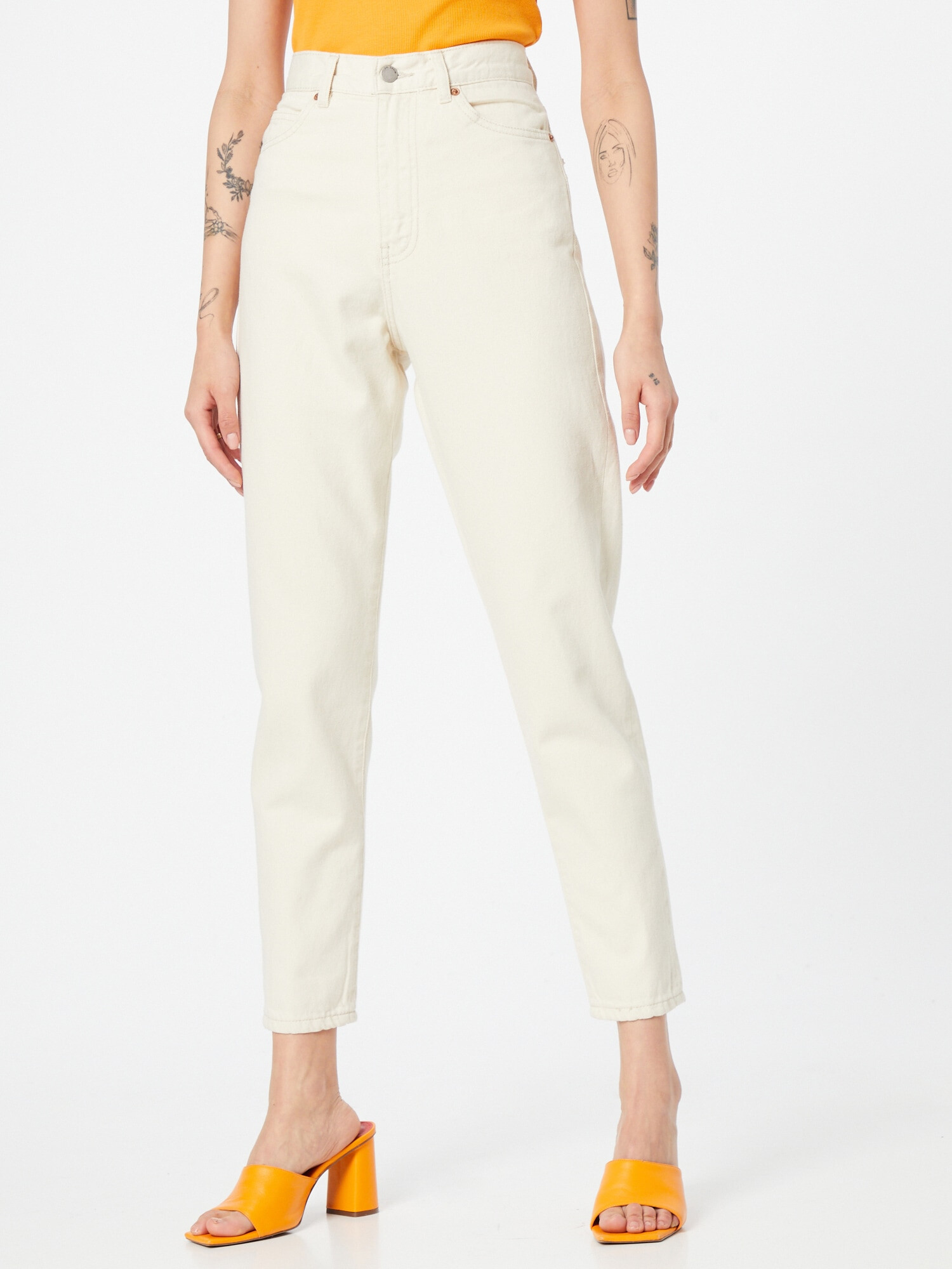 Dr. Denim Jeans 'Nora' crem - Pled.ro