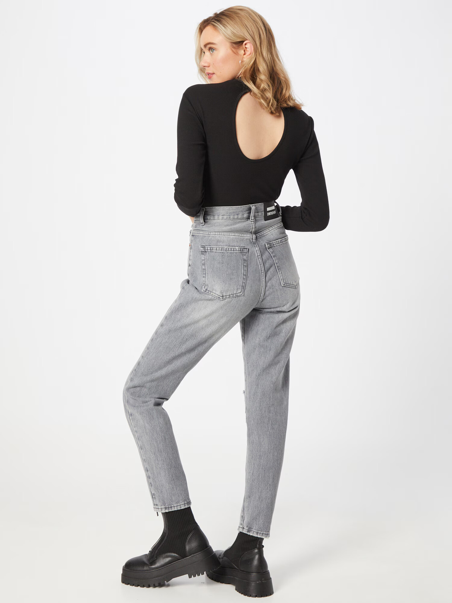 Dr. Denim Jeans 'Nora' gri denim - Pled.ro