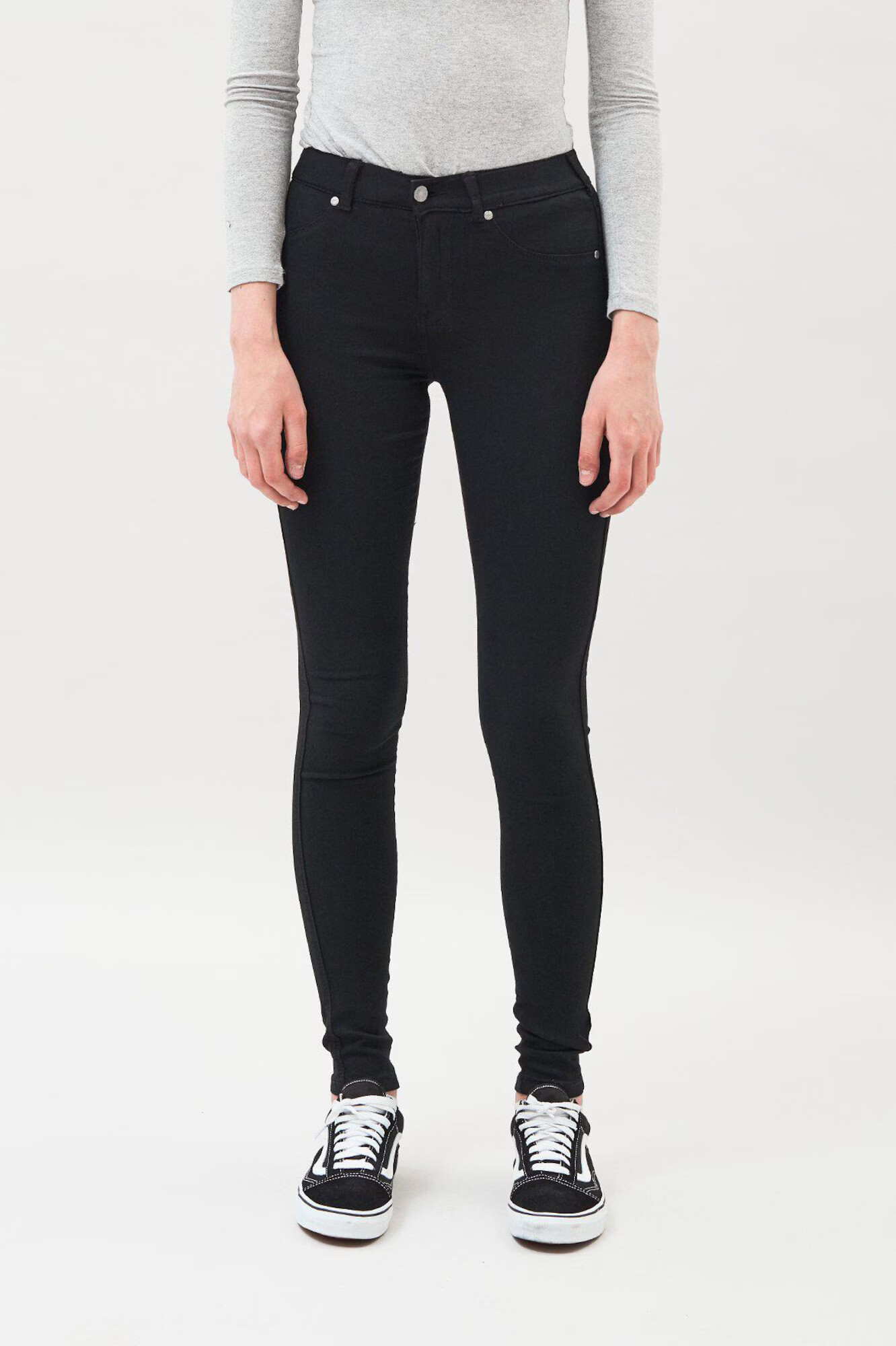 Dr. Denim Jeggings 'Plenty' negru denim - Pled.ro