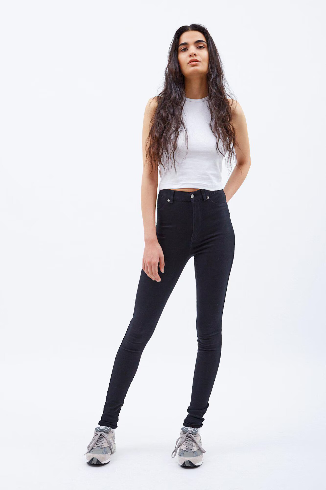 Dr. Denim Jeggings 'Solitaire' negru denim - Pled.ro