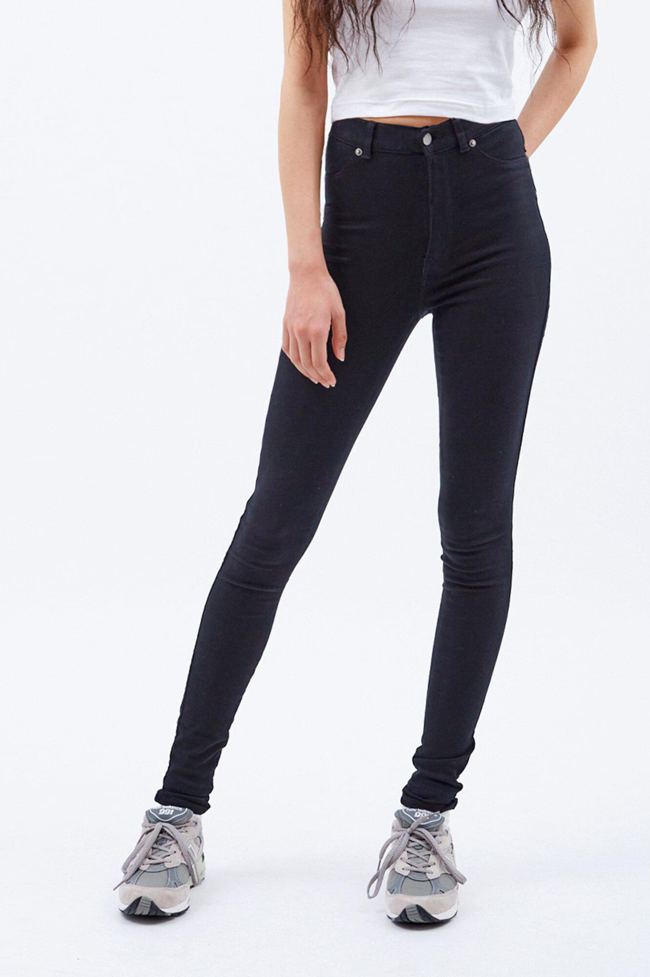 Dr. Denim Jeggings 'Solitaire' negru denim - Pled.ro