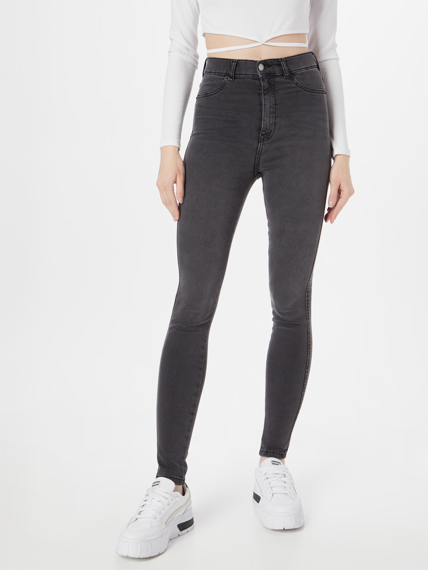 Dr. Denim Jeggings 'Solitaire' gri închis - Pled.ro