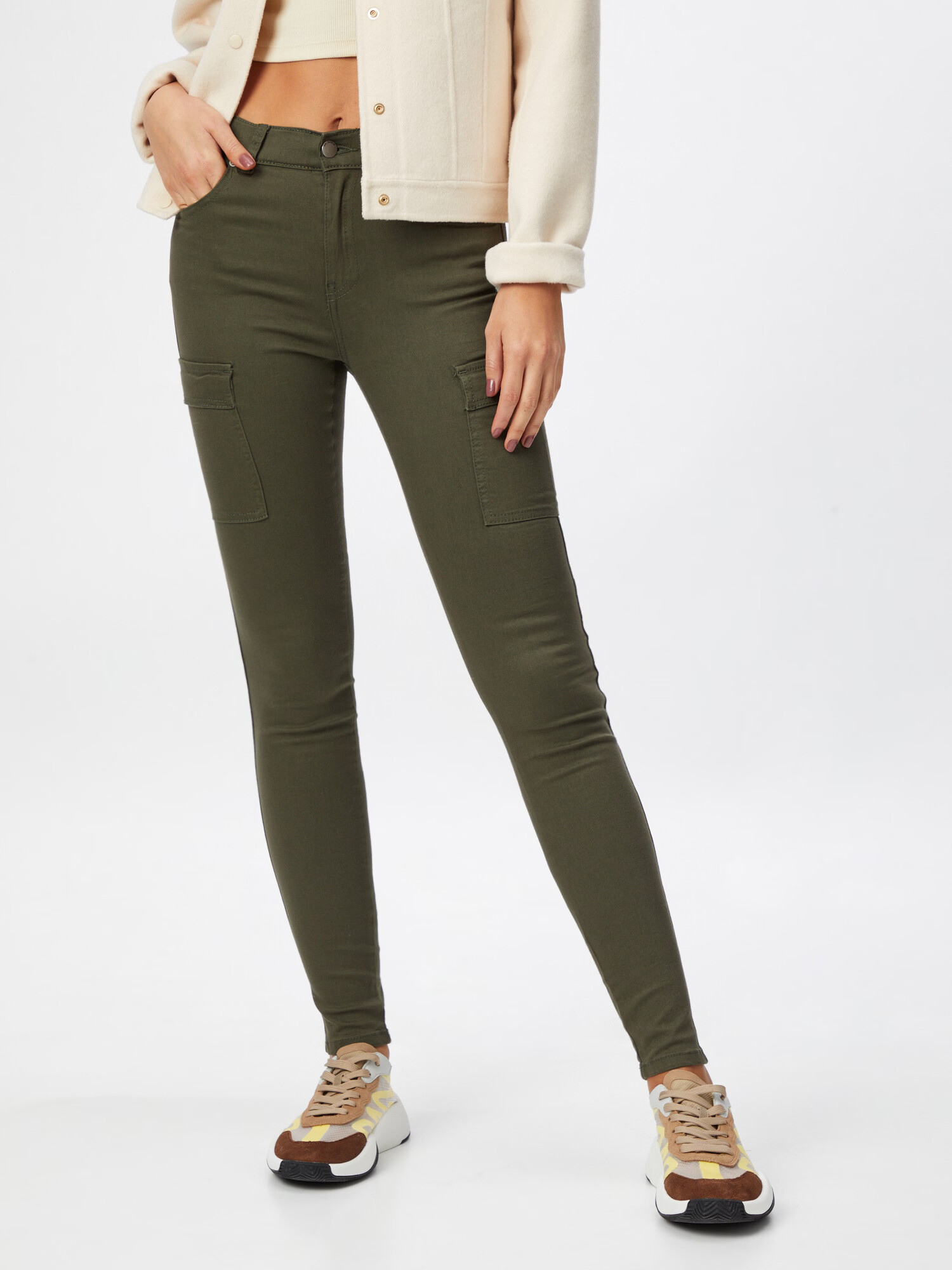 Dr. Denim Pantaloni cu buzunare 'Lexy' oliv - Pled.ro