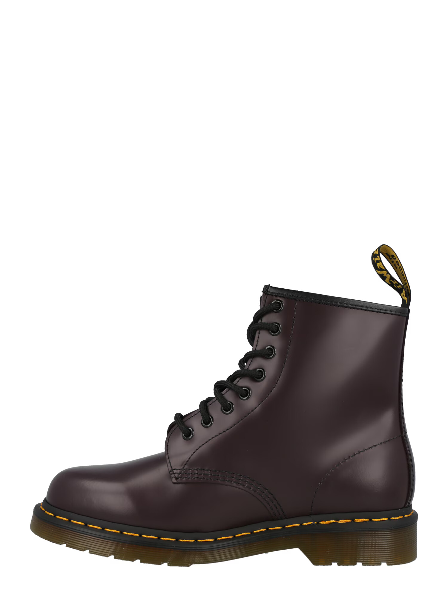 Dr. Martens Bocanci cu șireturi galben / roșu burgundy / negru - Pled.ro