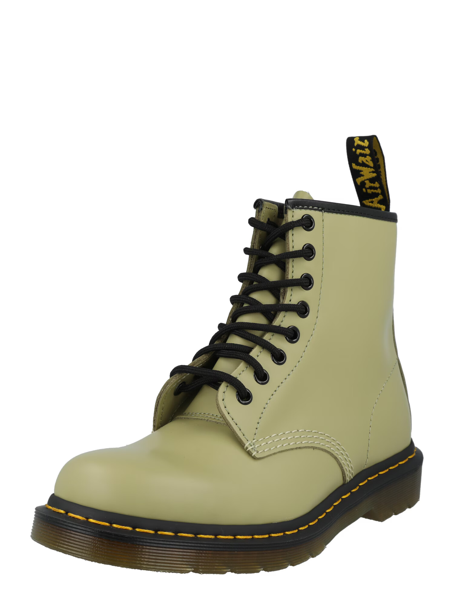 Dr. Martens Bocanci cu șireturi maro / galben / verde / negru - Pled.ro