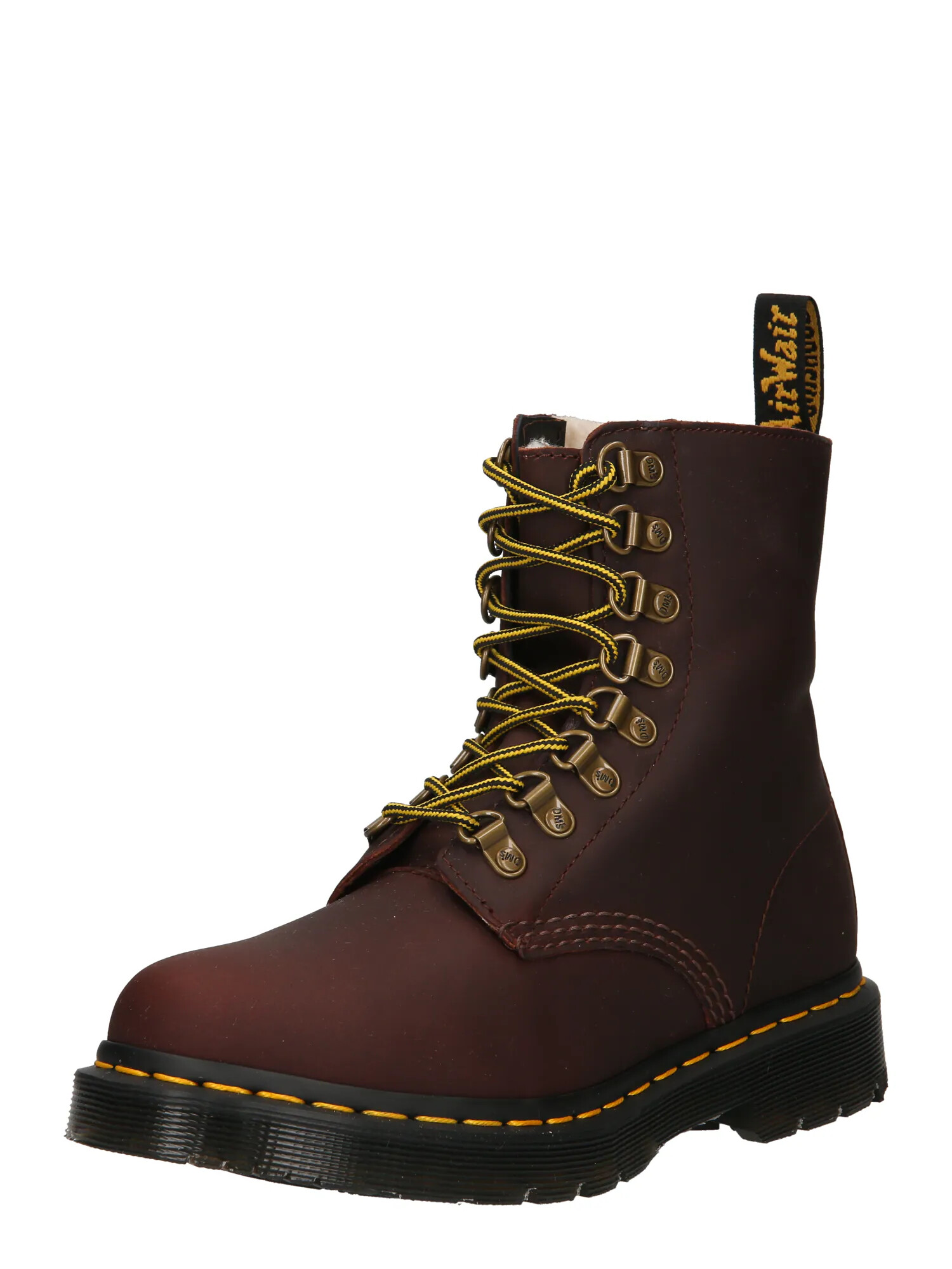 Dr. Martens Bocanci de zăpadă 'Pascal' maro închis / galben - Pled.ro