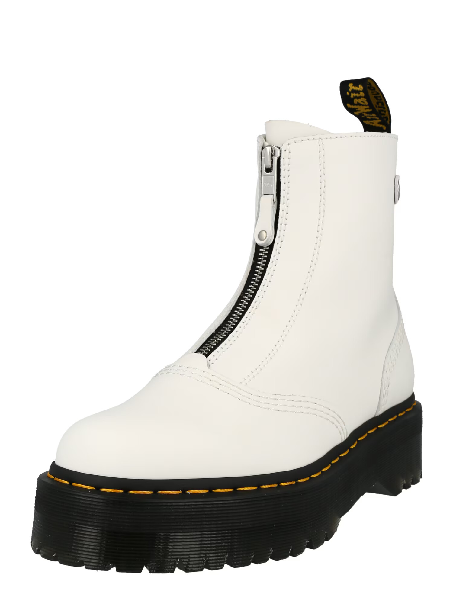 Dr. Martens Botine 'Jetta' negru / alb - Pled.ro