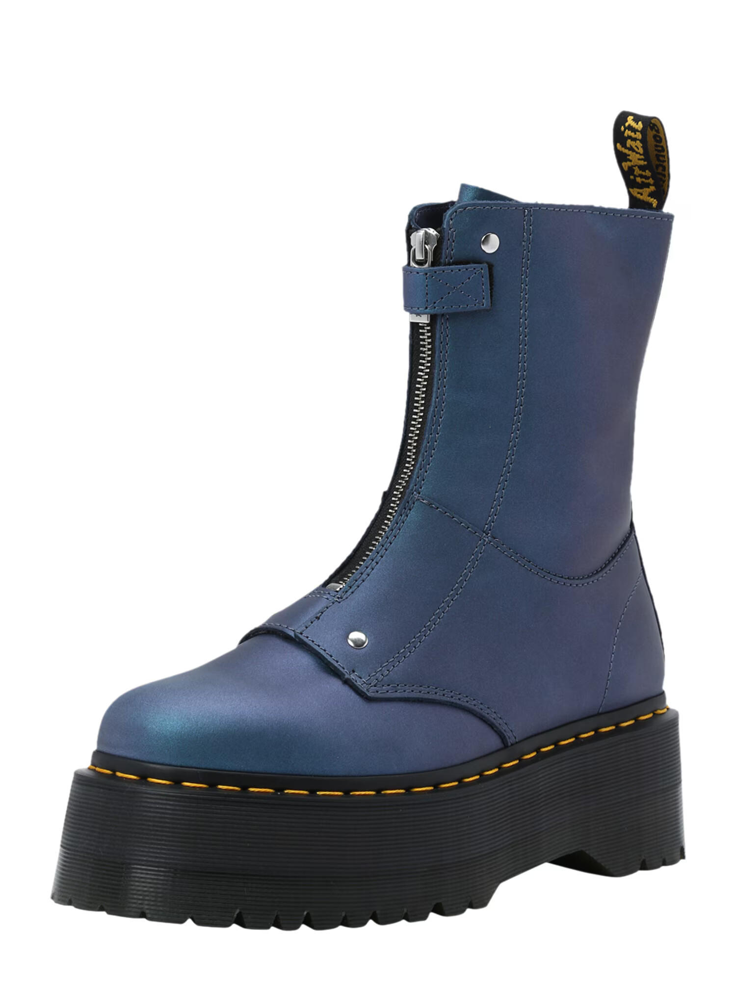 Dr. Martens Botine 'Jetta Hi Max' albastru / galben / negru - Pled.ro