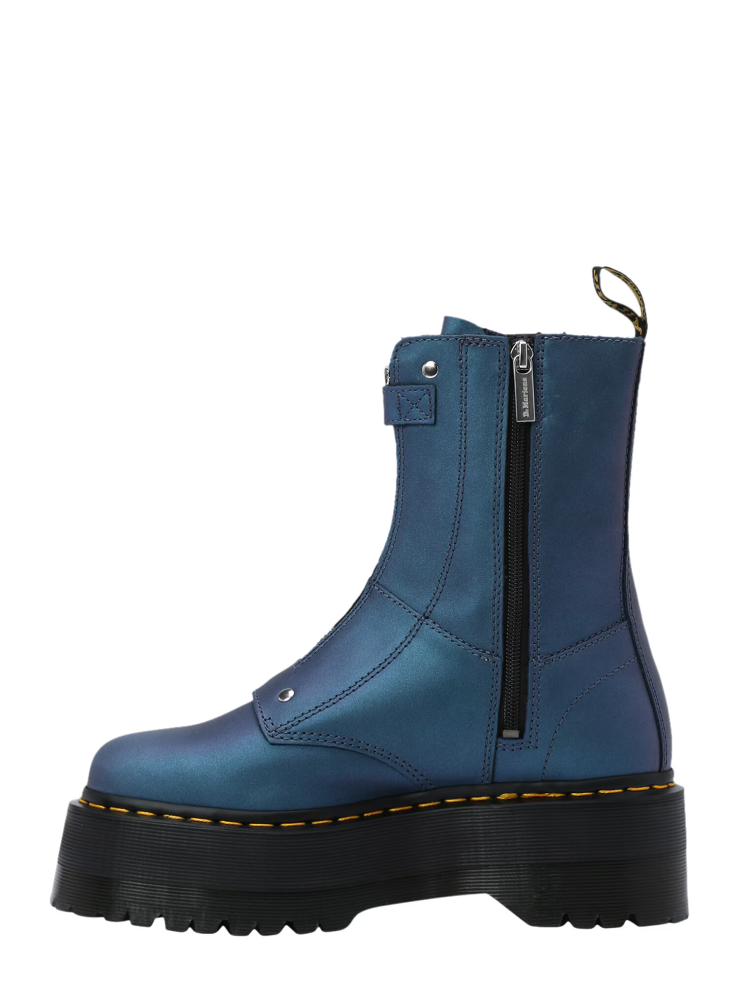 Dr. Martens Botine 'Jetta Hi Max' albastru / galben / negru - Pled.ro